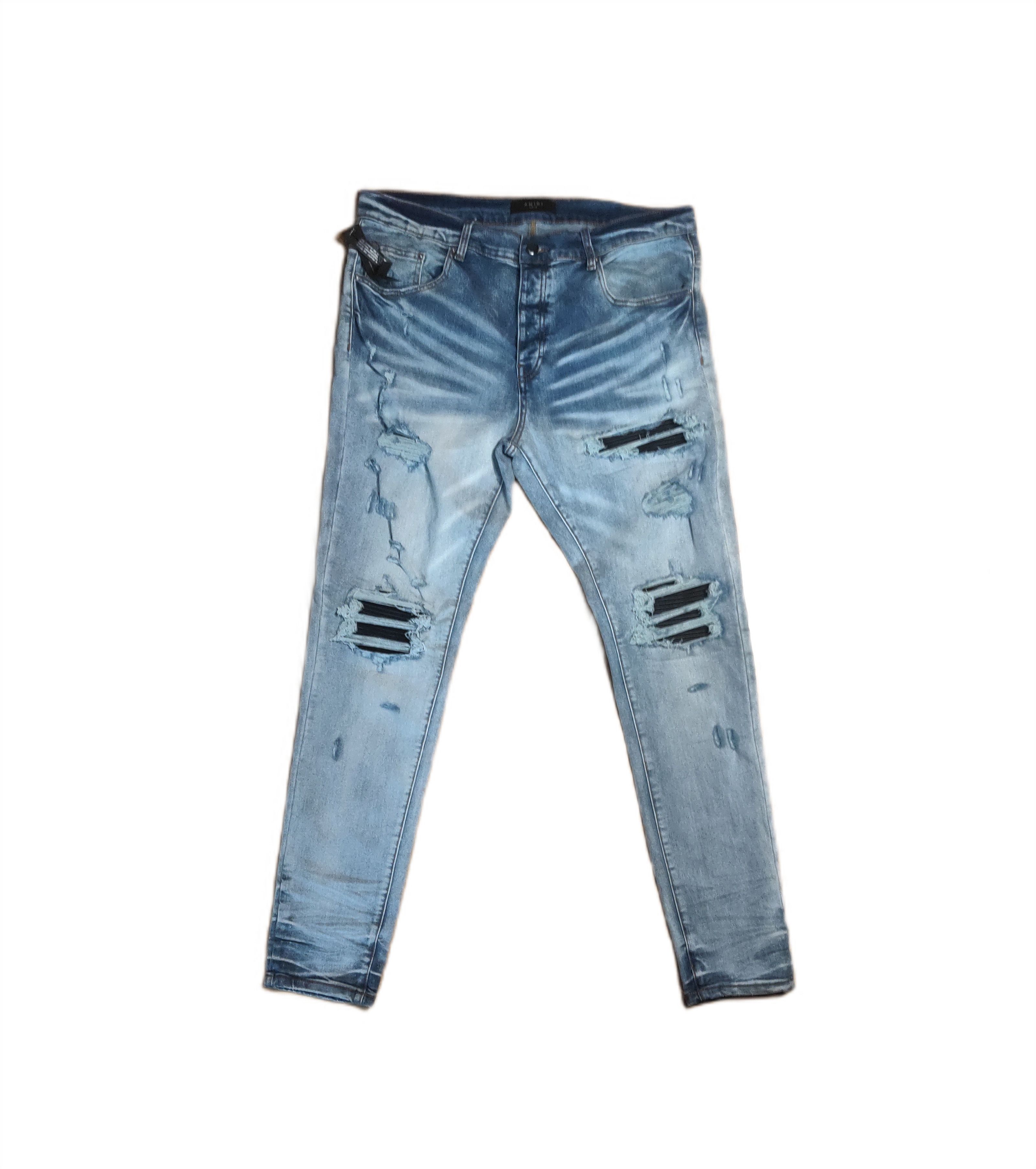 Amiri **NEW! Amiri Light Blue Straight Fit Jeans** Size US 36 / EU 52 - 1 Thumbnail
