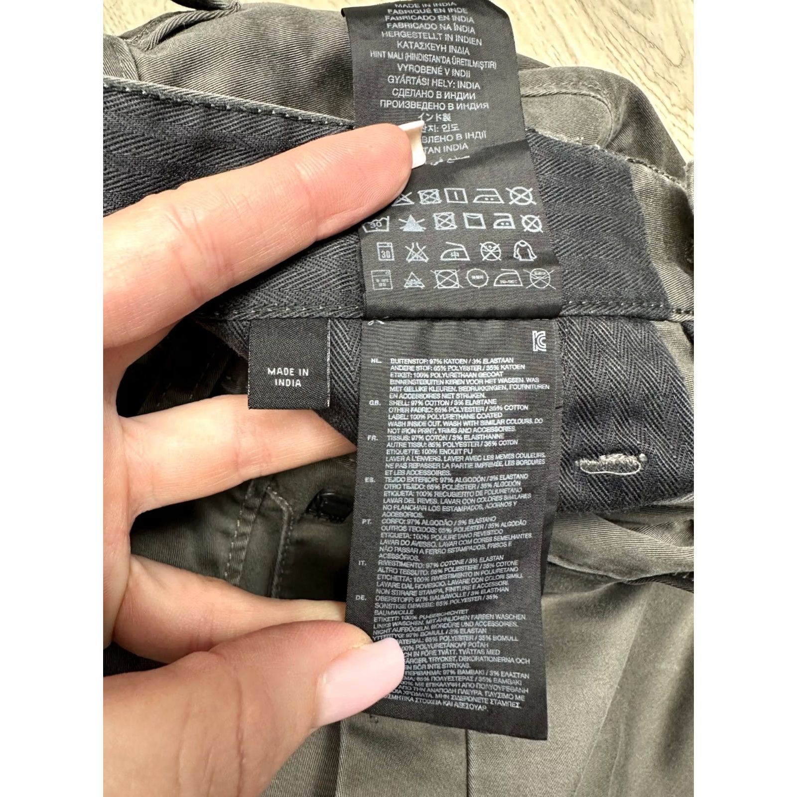 G-Star G-Star Bronson Tapered Chino Pants 29 Men Size 29 Gray Cotton Regular Inseam 32" Waist 40 cm Vintage No Size US 29 - 5 Thumbnail