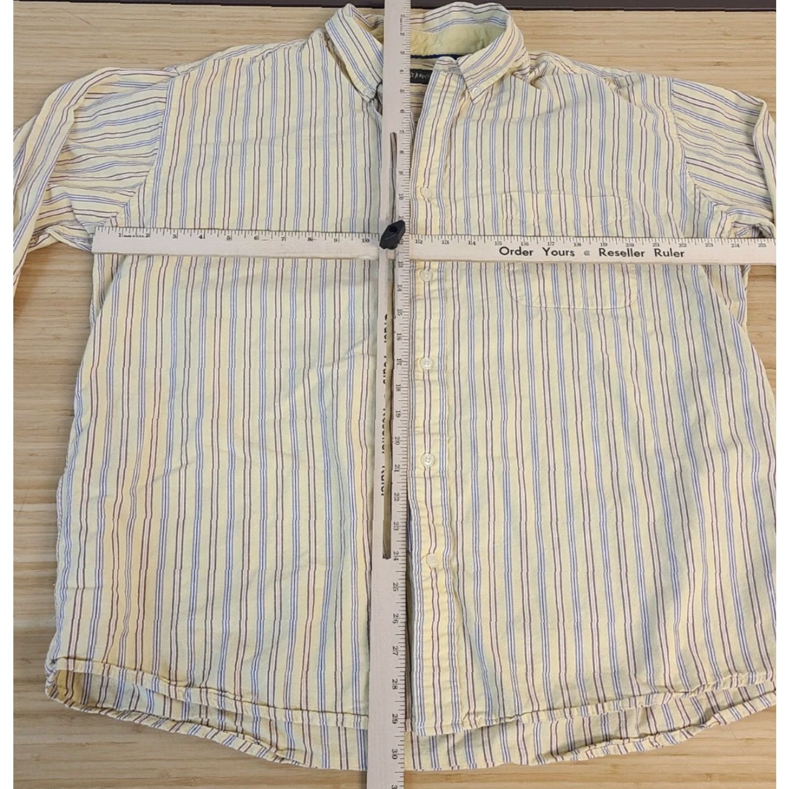 Vintage ST Johns Bay Mens XL Button Up Dress Shirt Casual Cotton Long Sleeve Striped Size US XL / EU 56 / 4 - 4 Thumbnail