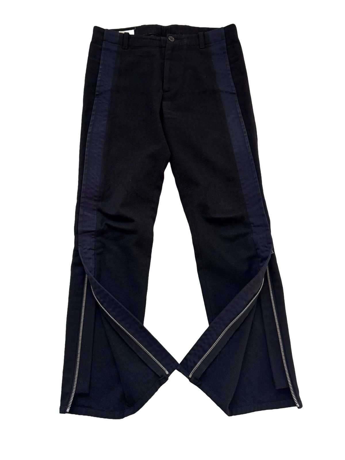 Dries Van Noten FW14 Motor Trousers in Black Wool Size US 30 / EU 46 - 4 Thumbnail
