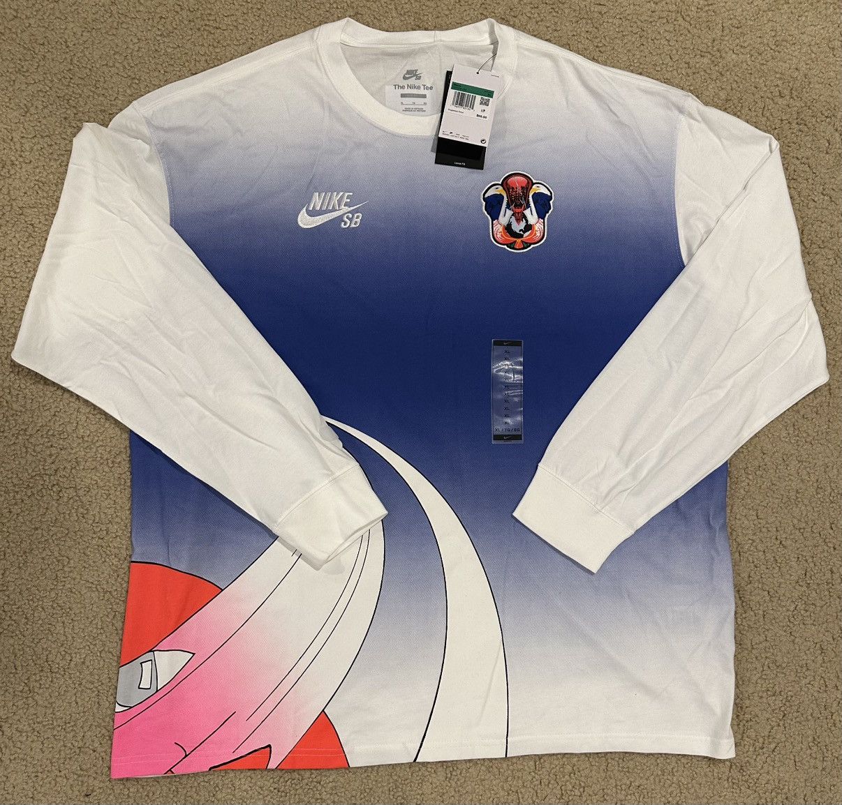 Nike Nike SB Team USA Olympics Federation Skate Tee White Size XL Size US XL / EU 56 / 4 - 1 Thumbnail