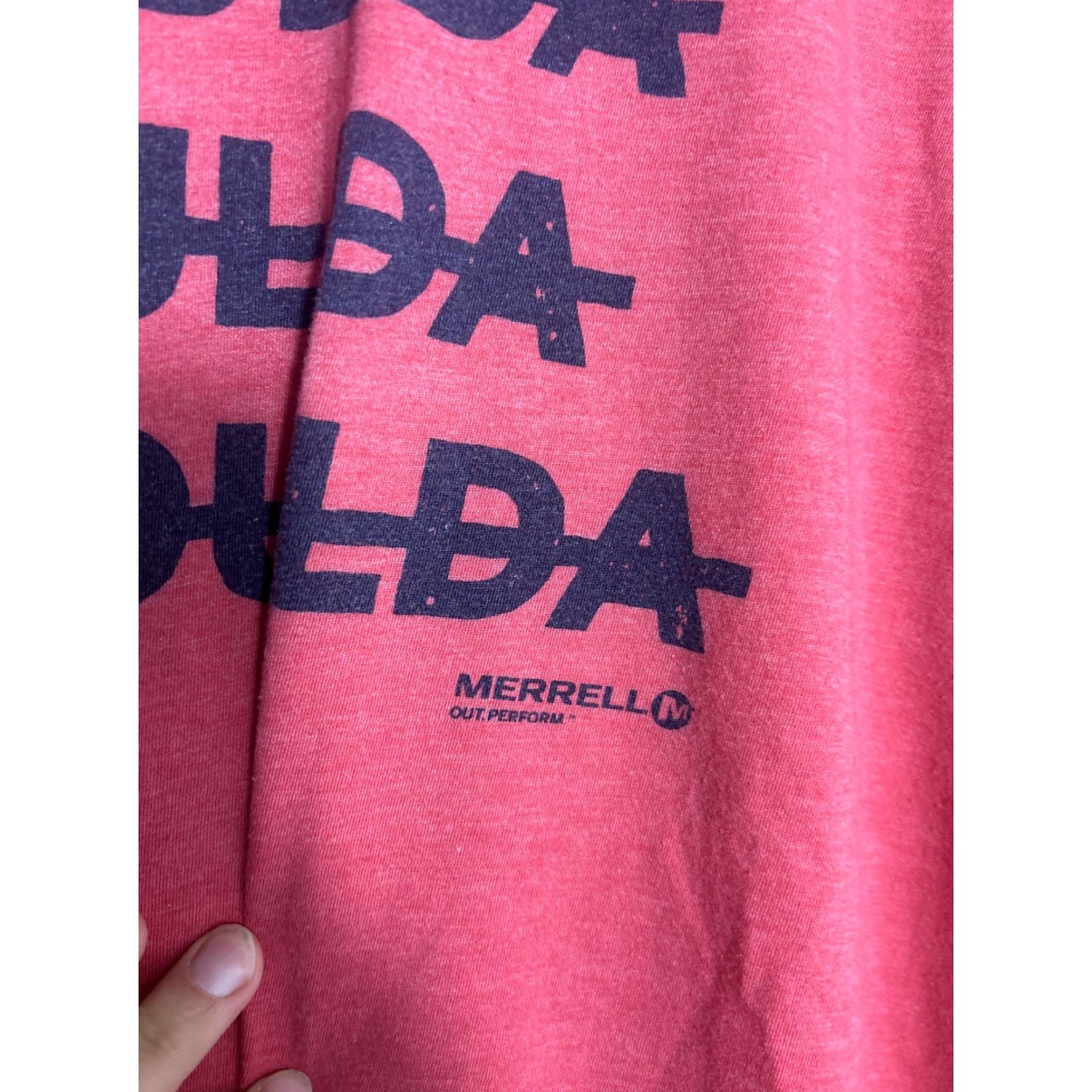 Merrell Merrell Mens 2XL Short Sleeve T-Shirt Red No Woulda Coulda Shoulda Shirt Mens Red 2XL Size US XXL / EU 58 / 5 - 5 Thumbnail