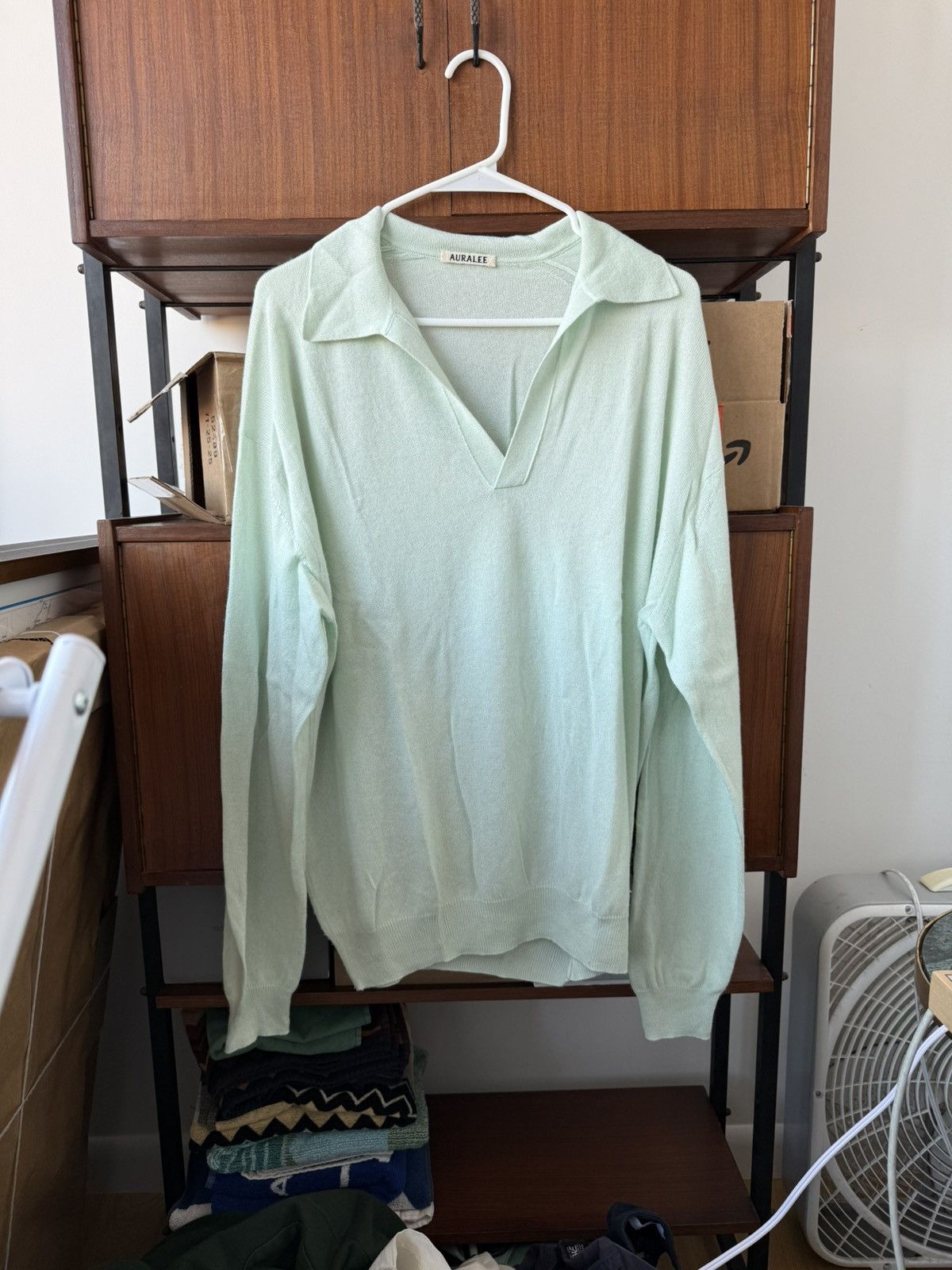 Auralee Auralee Cashmere Silk Skipper Polo Size US L / EU 52-54 / 3 - 1 Thumbnail