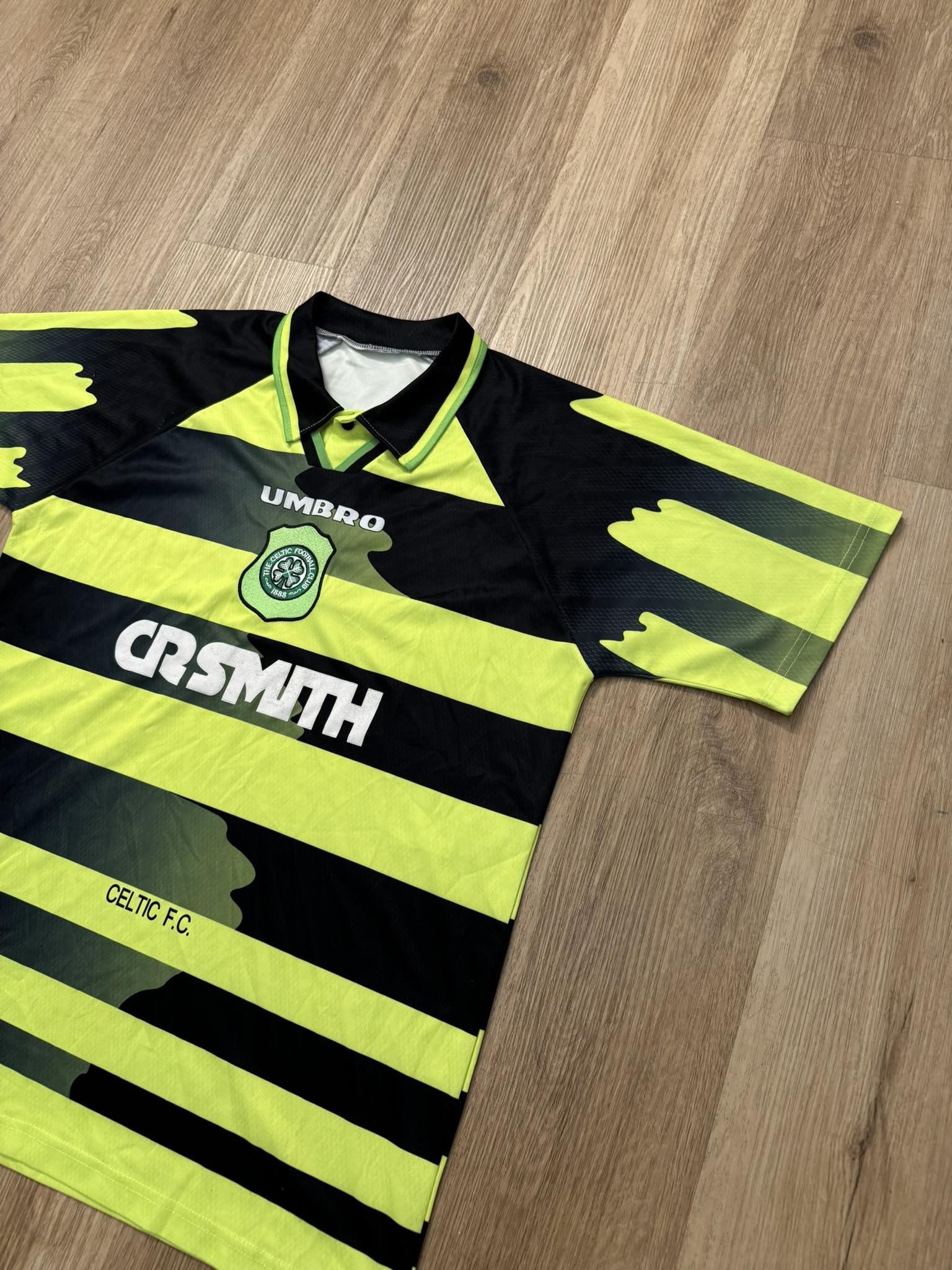 Umbro Umbro Glosgow Celtic FC 1996/97 Away Jersey Shirt XL Vintage Size US XL / EU 56 / 4 - 3 Thumbnail