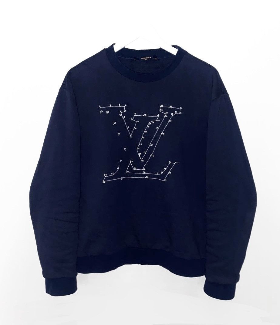 Louis Vuitton Louis Vuitton LV Embroidered Sweatshirt Size US L / EU 52-54 / 3 - 1 Thumbnail