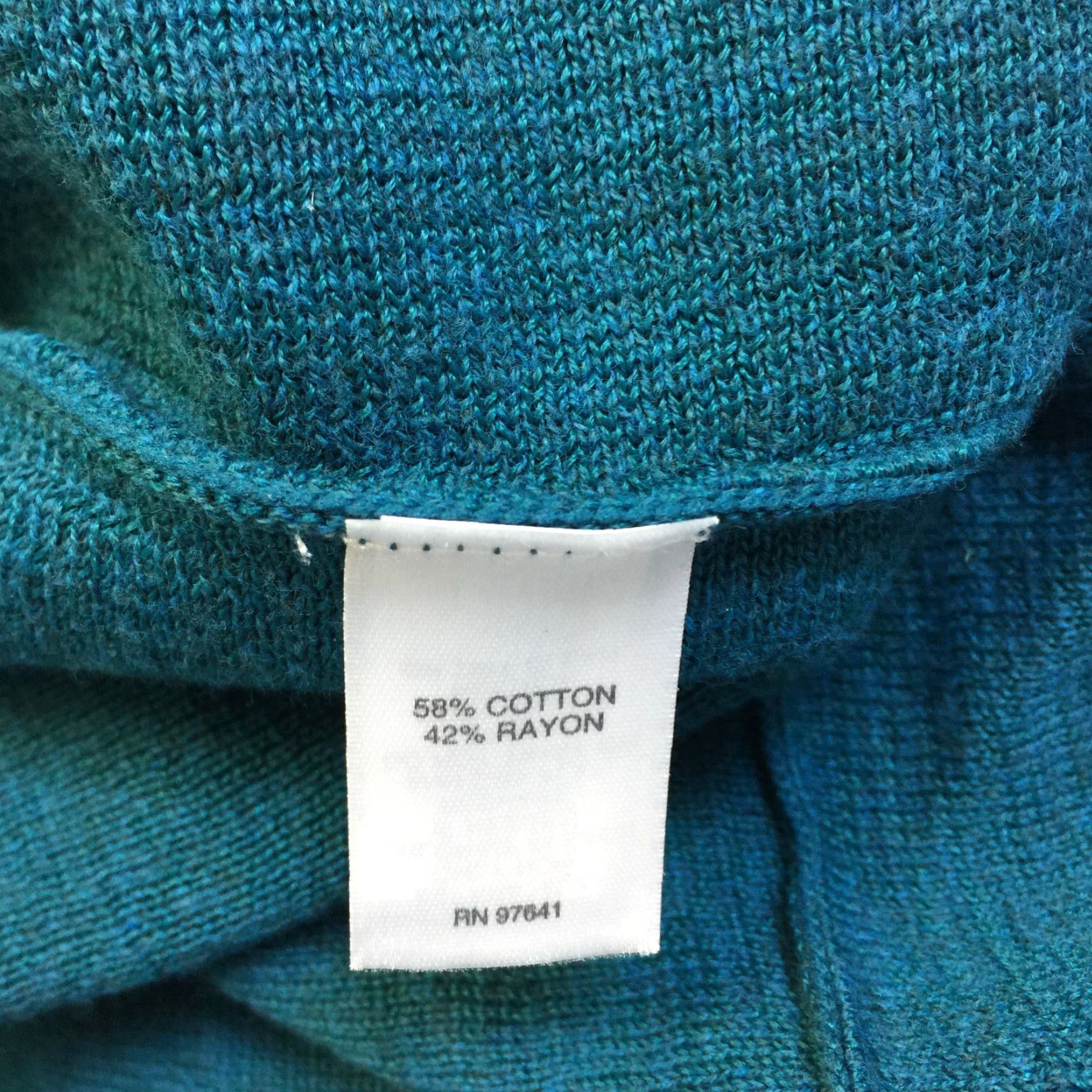 VINTAGE Jill Midi Shift Dress Plus Size 1X Women's Teal Knit