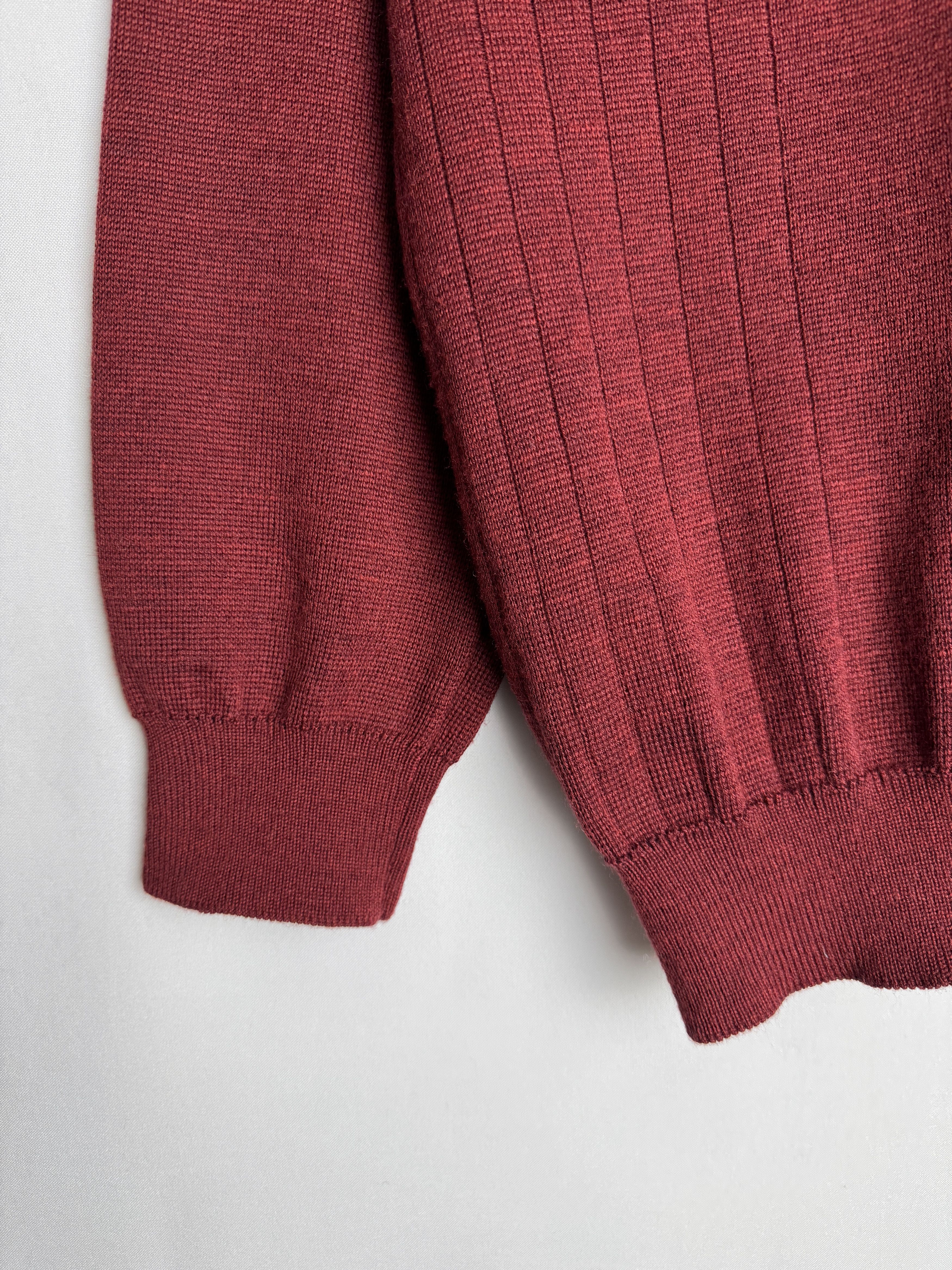 Vintage WESTBURY men’s geometric wool blend sweater Size US XXL / EU 58 / 5 - 9 Thumbnail