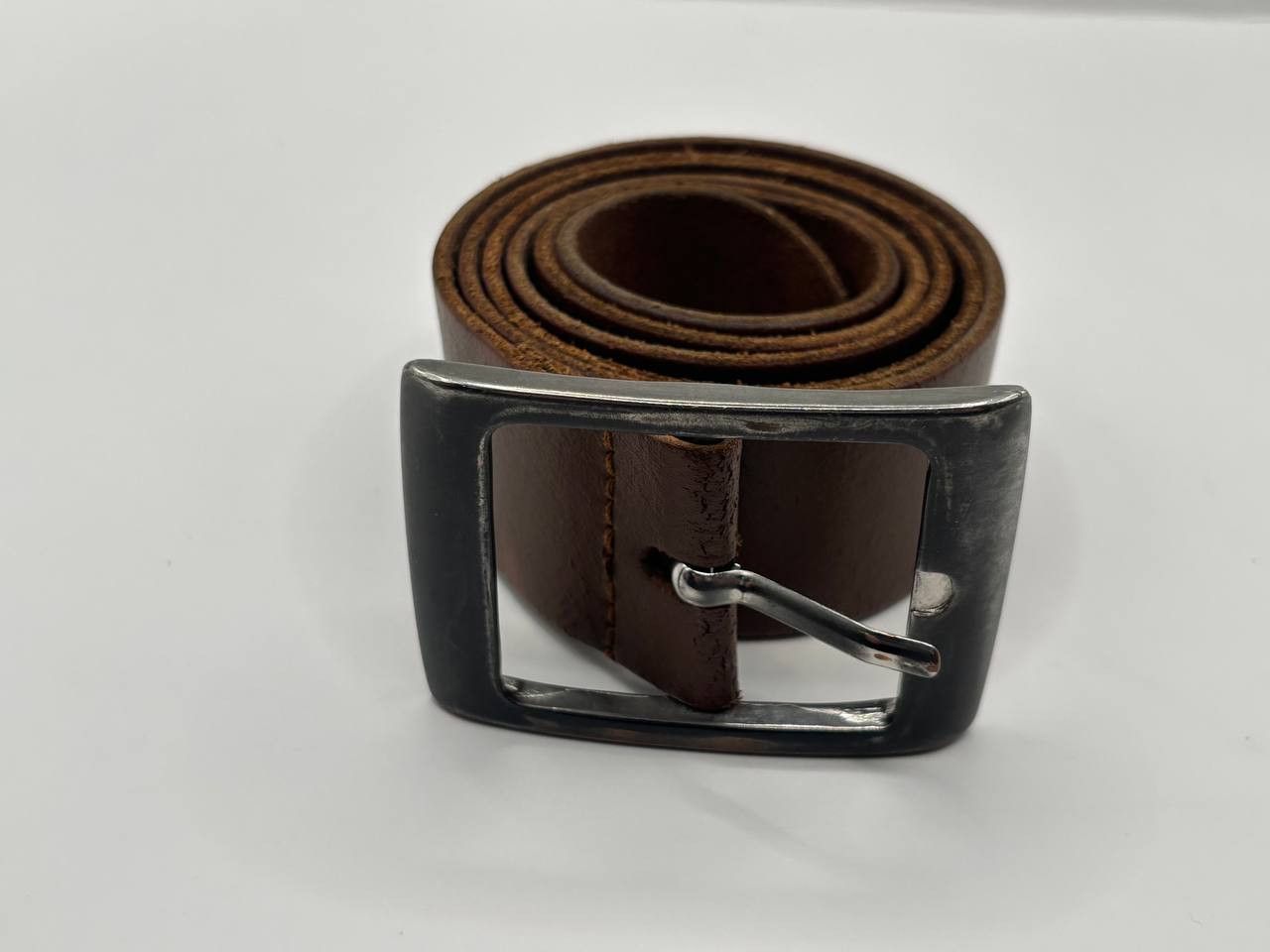Vintage Anna Field Genuine Leather Belt - Brown - Size 80/32 Size ONE SIZE - 2 Thumbnail
