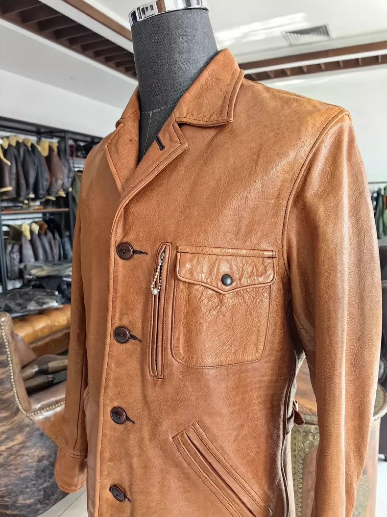 The Real McCoy's the real mccoys 1940s Brown Leather Jacket Size US M / EU 48-50 / 2 - 5 Thumbnail