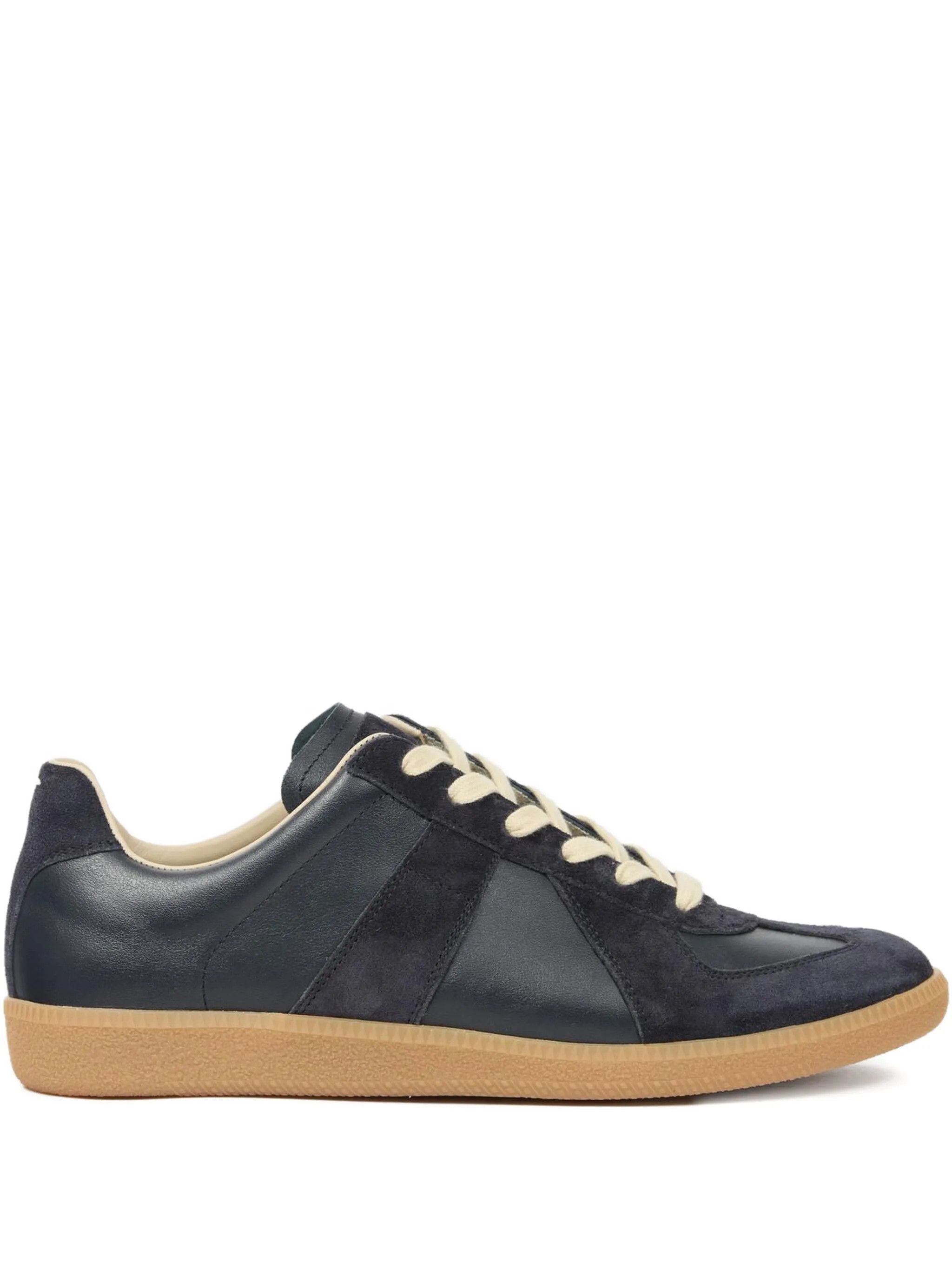 Maison Margiela o1w1db10526 Replica Low-Top Sneakers in Navy Blue Size US 11 / EU 44 - 1 Thumbnail