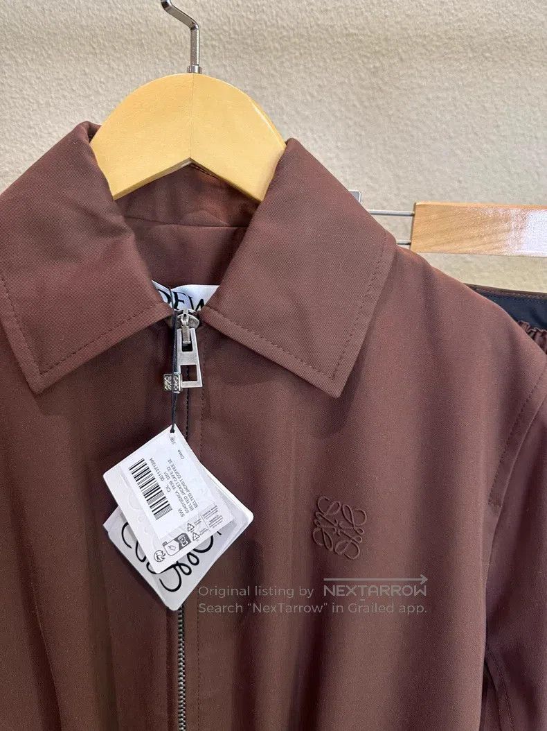 Loewe Loewe 25 Year Show Model Brown Short Coat and Skirt Set Size 4XL / US 24-26 - 7 Thumbnail