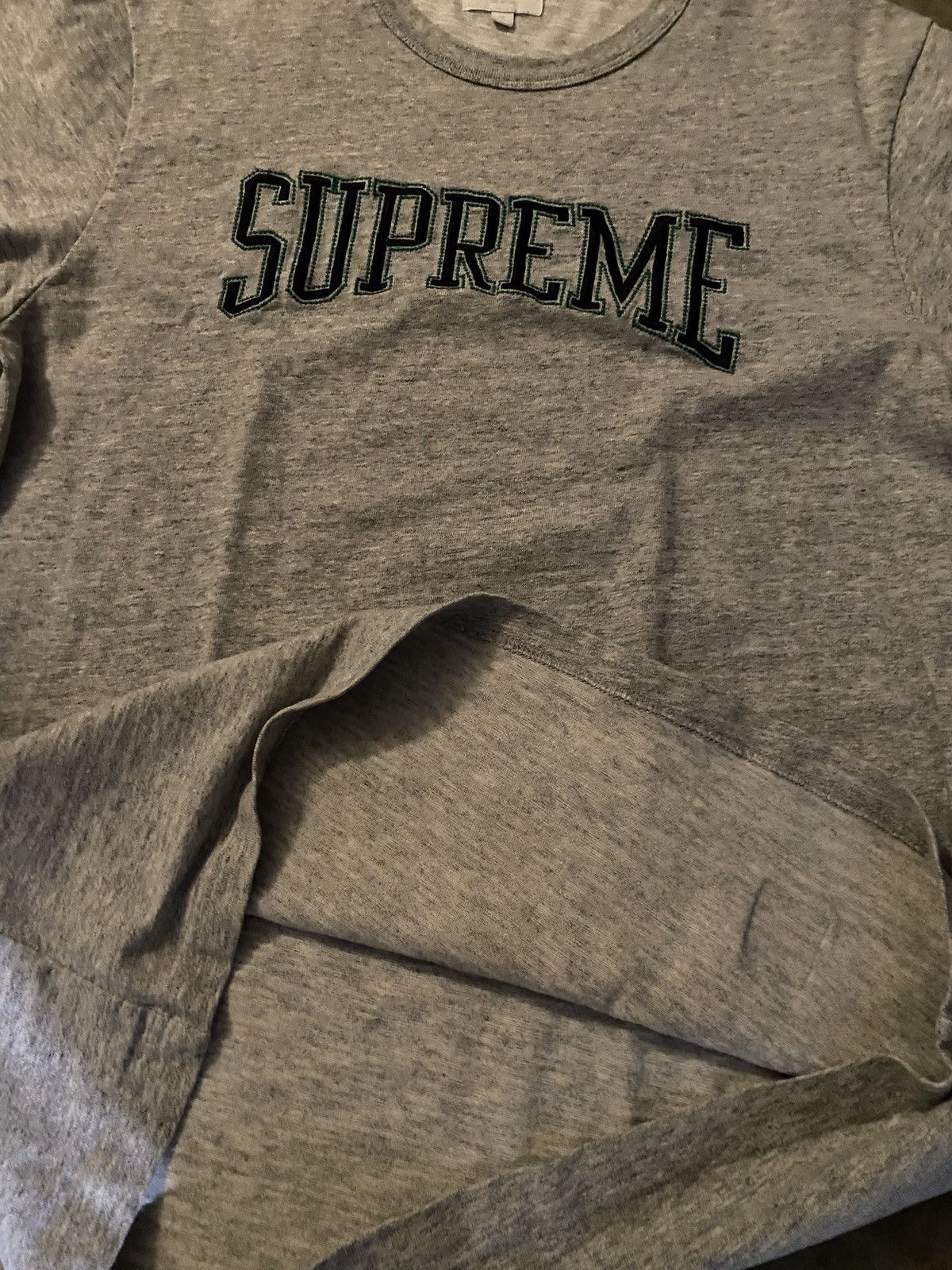 Supreme Supreme Dotted Arc Top Heather Grey Size US M / EU 48-50 / 2 - 6 Thumbnail