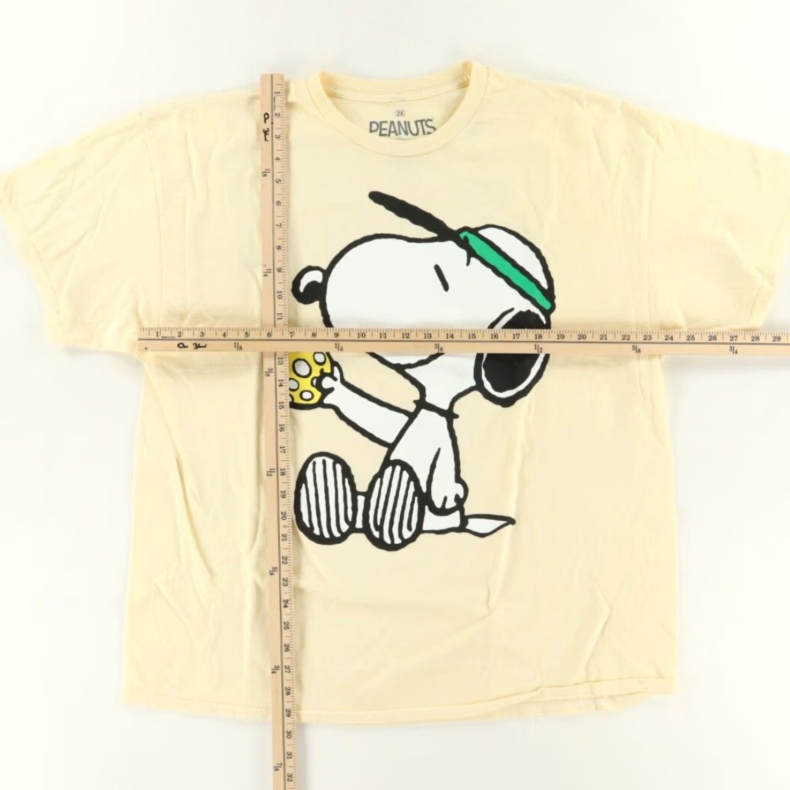 Peanuts Peanuts Snoopy Pickleball Screen Print Shirt Yellow Men's 2XL Size US XXL / EU 58 / 5 - 3 Thumbnail