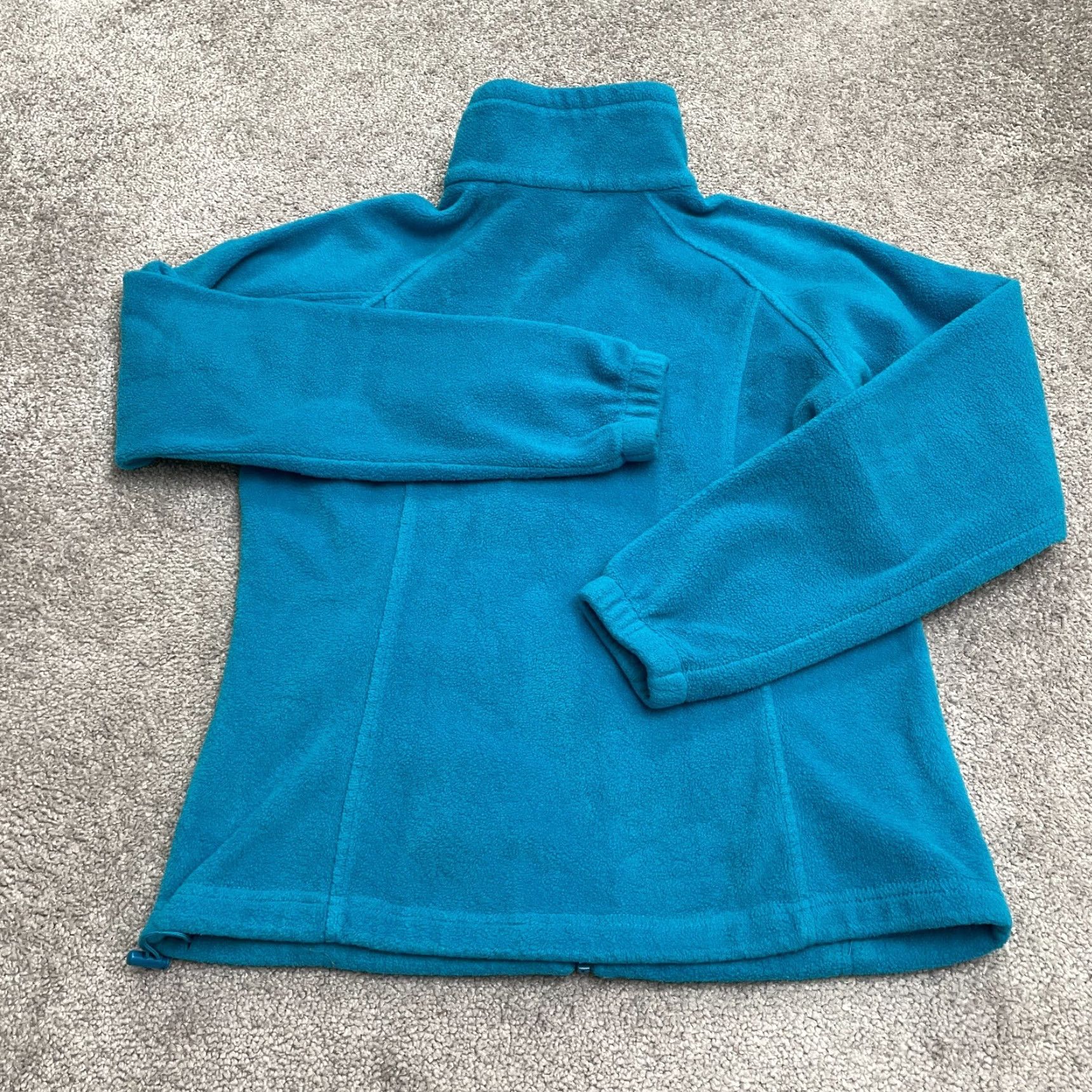 Vintage Columbia Benton Springs Fleece Jacket Womens Medium Blue Full Zip Outdoor Hiking Jacket Size M / US 6-8 / IT 42-44 - 2 Thumbnail