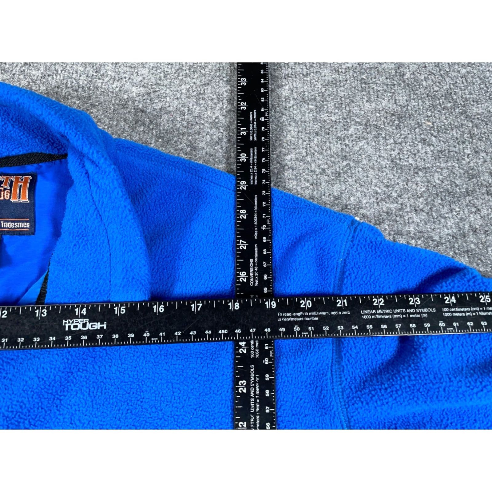 Vintage Duluth Jacket XL Blue Fleece Zip Full Zip Lined Pockets 90s Retro Sports Men Regular Size US XL / EU 56 / 4 - 5 Thumbnail
