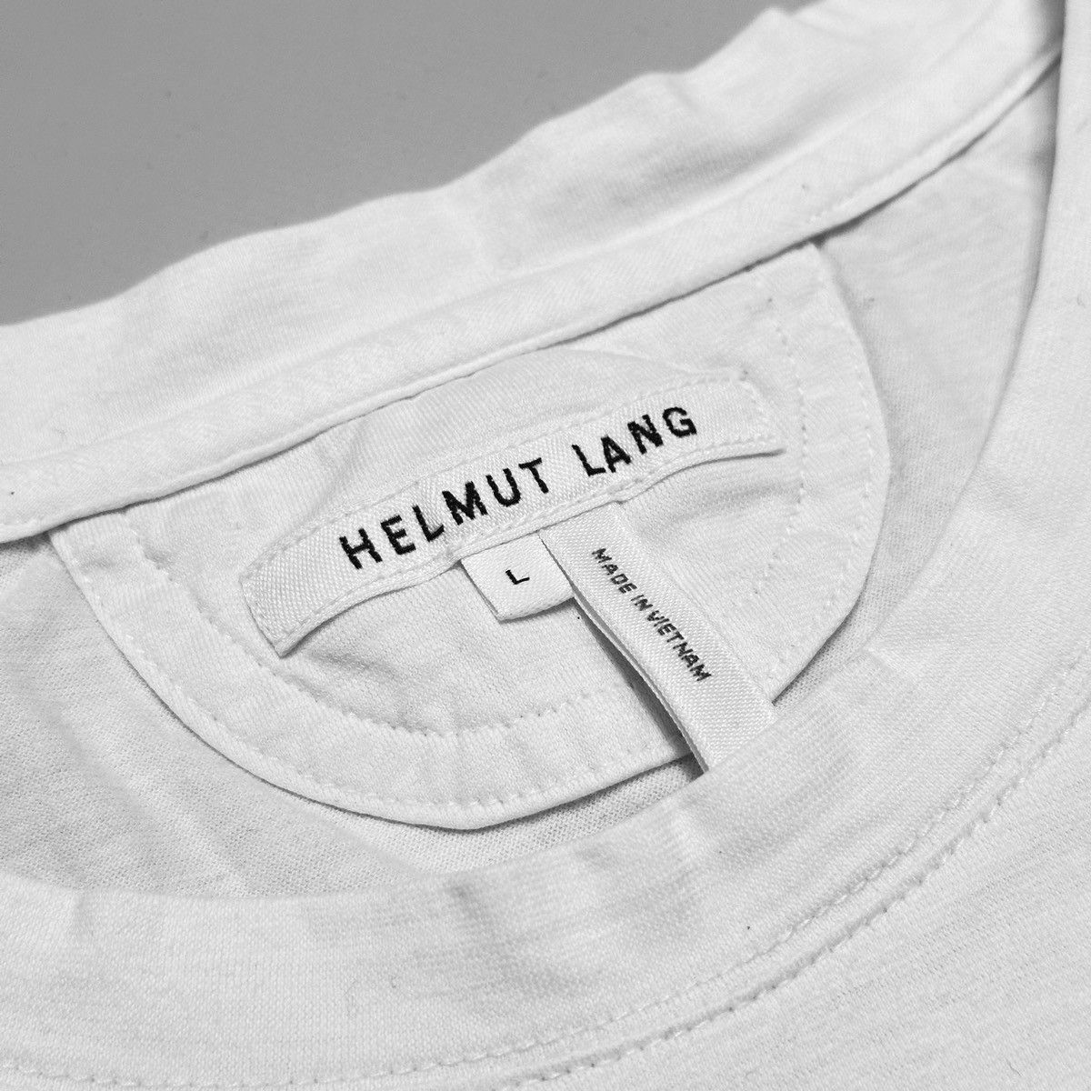 Helmut Lang Helmut Lang Cutout sleeves white T Shirt Archive Size US L / EU 52-54 / 3 - 3 Thumbnail