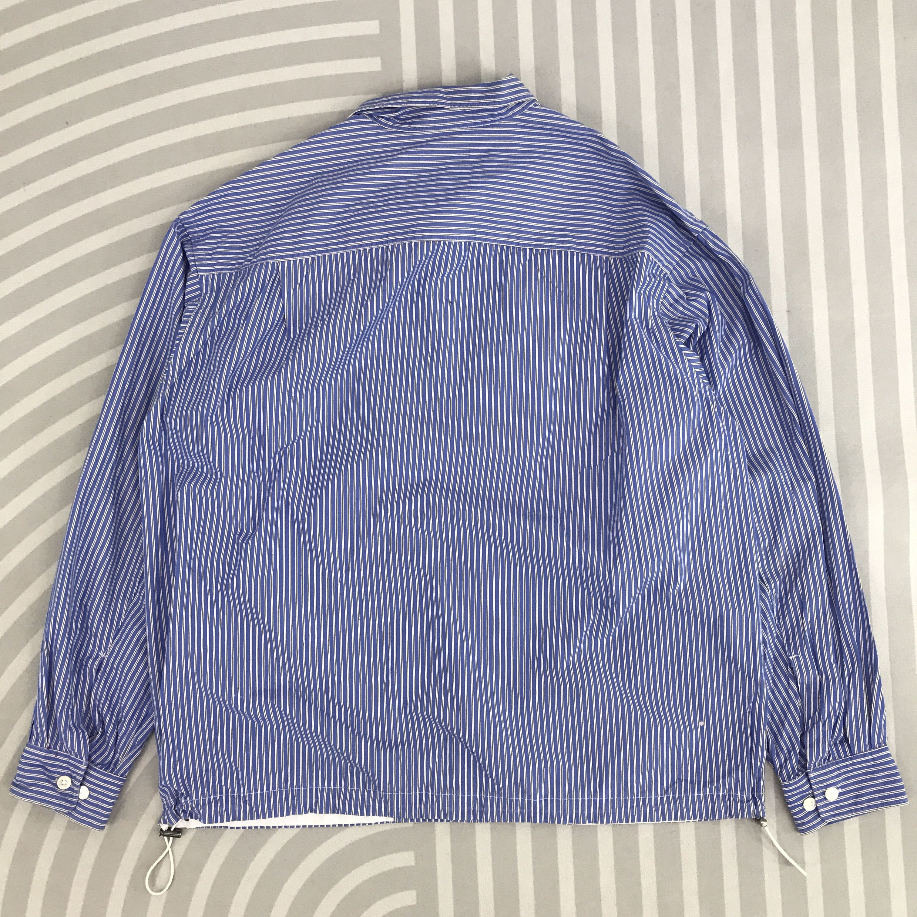 Japanese Brand × Jil Sander × Uniqlo Jil sender x Uniqlo Stripped design button up Jacket Size US L / EU 52-54 / 3 - 3 Thumbnail