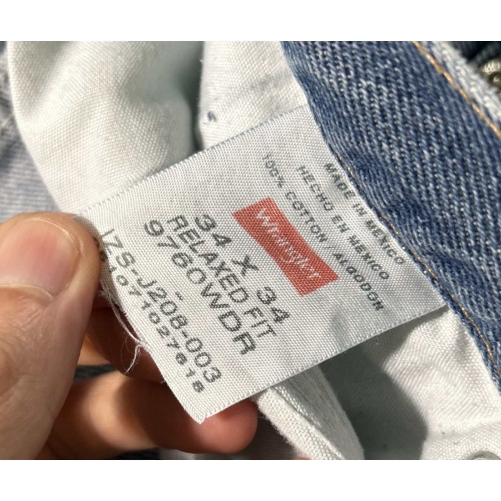 Wrangler Wrangler Loose Straight Jeans 34x34 Wide Relaxed Hamilton Size US 34 / EU 50 - 4 Thumbnail