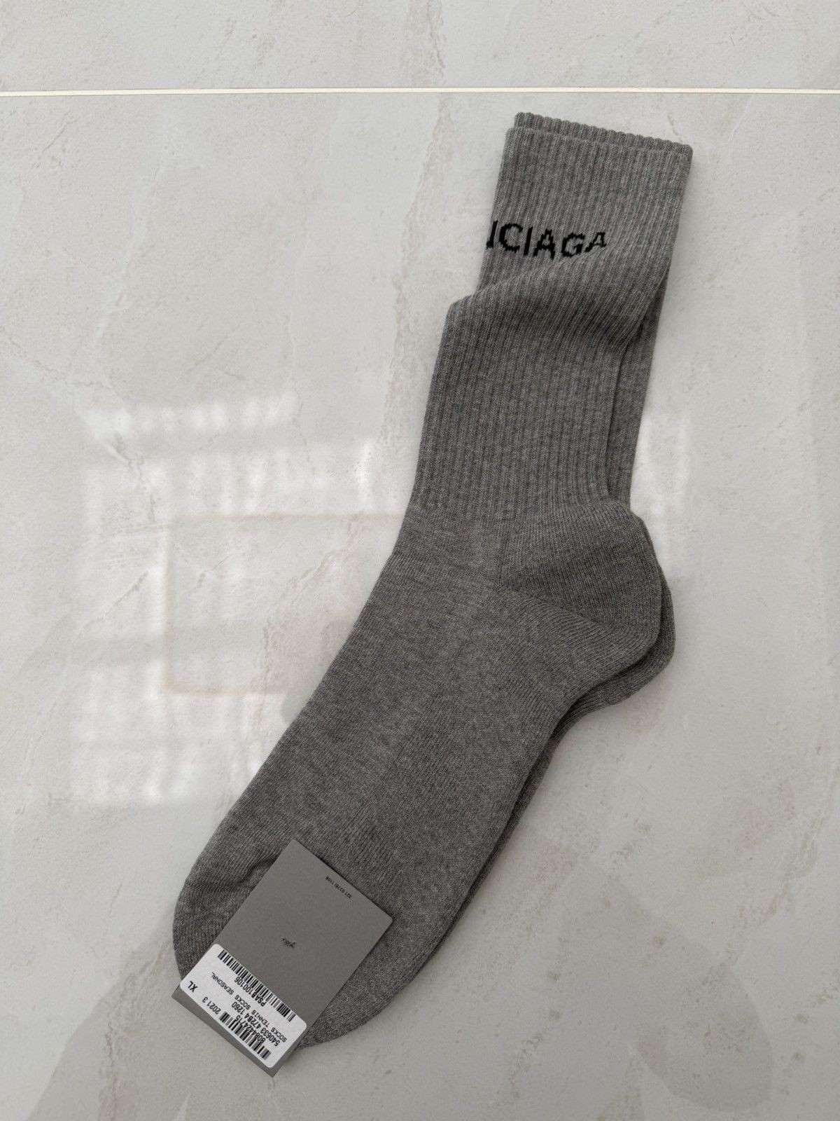Balenciaga Balenciaga Logo Socks XL BRANDNEW Size ONE SIZE - 2 Thumbnail