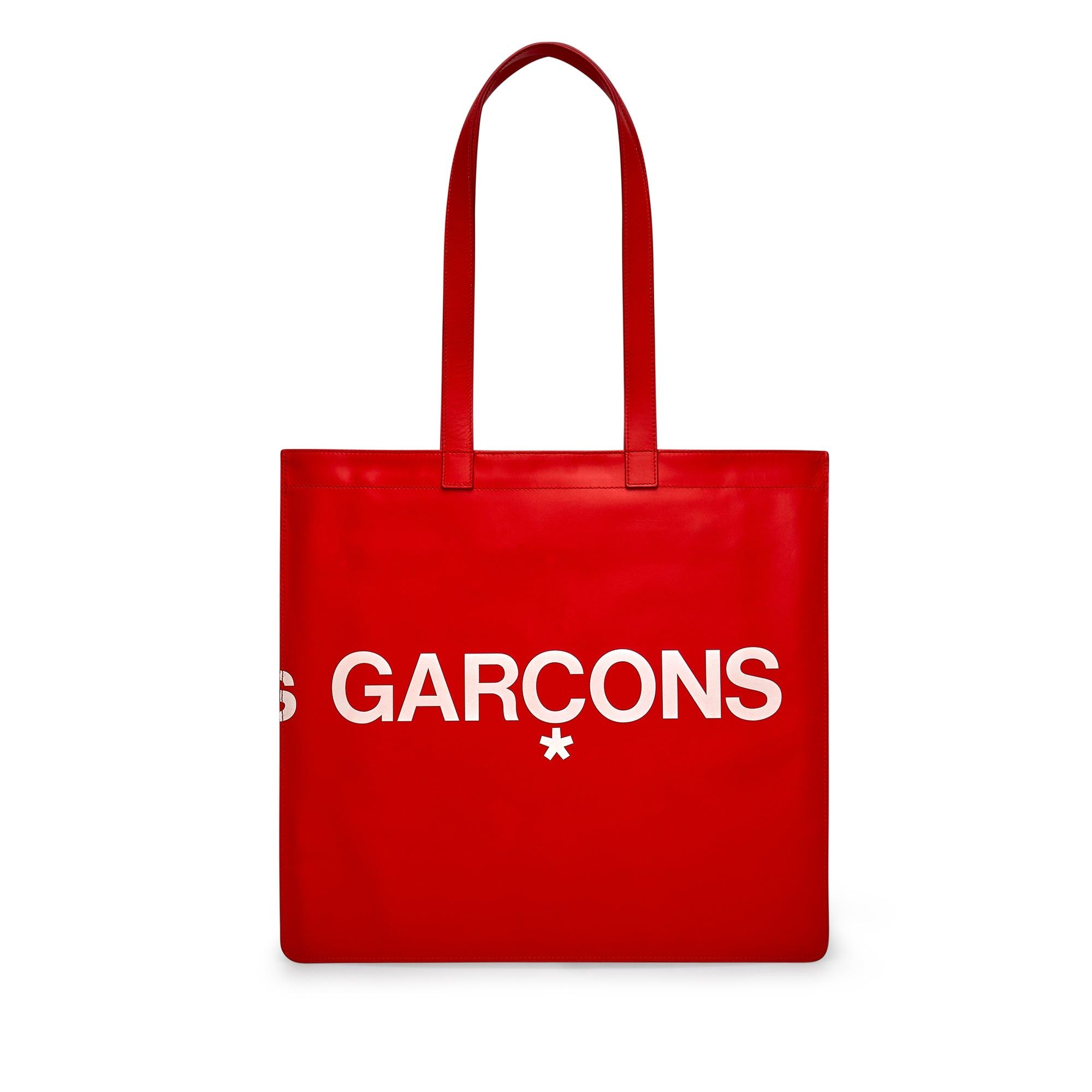 Comme des Garcons o1s22i1n1024 Size: OS / Leather Tote Bag in Red Size ONE SIZE - 2 Thumbnail