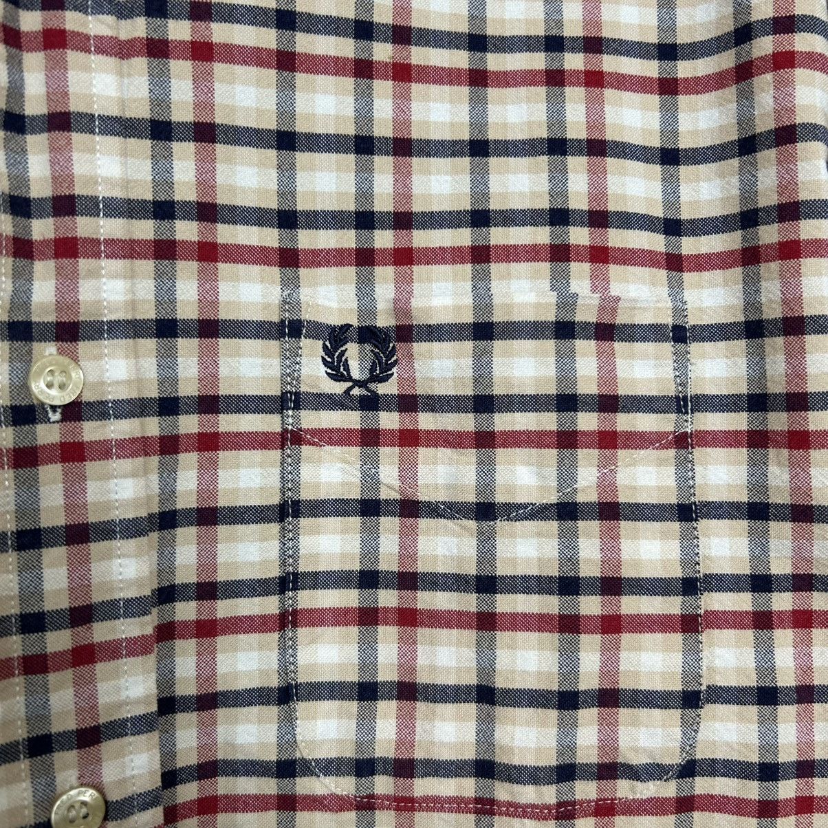 Fred Perry Vintage Fred Perry small logo checked y2k 90’s button shirt Size US XXL / EU 58 / 5 - 3 Thumbnail