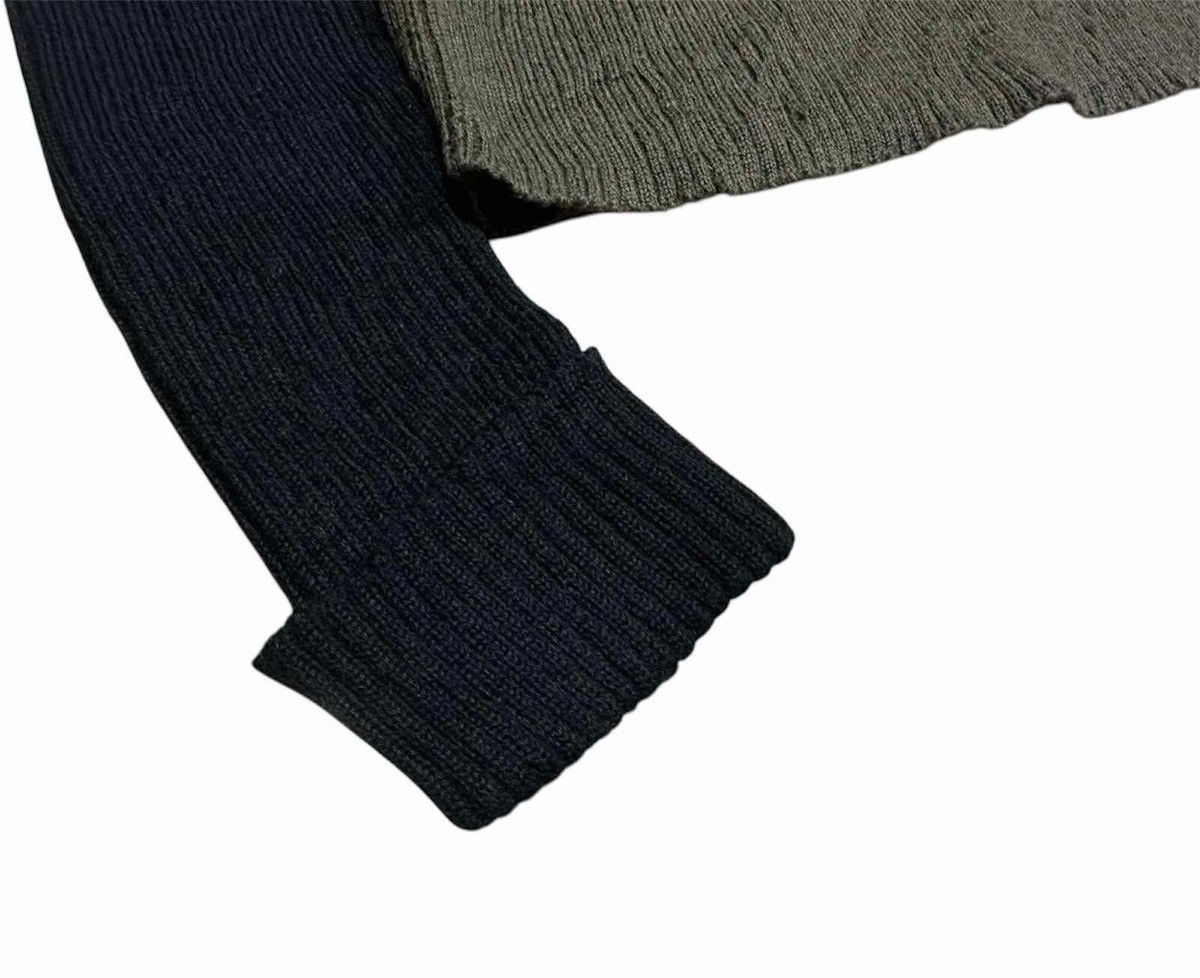 Designer × Gaultier Homme Objet × Jean Paul Gaultier 🔥Rare Vintage Jean Paul Gautier Ribbed Knit Hoodie Pullover Size US S / EU 44-46 / 1 - 3 Thumbnail