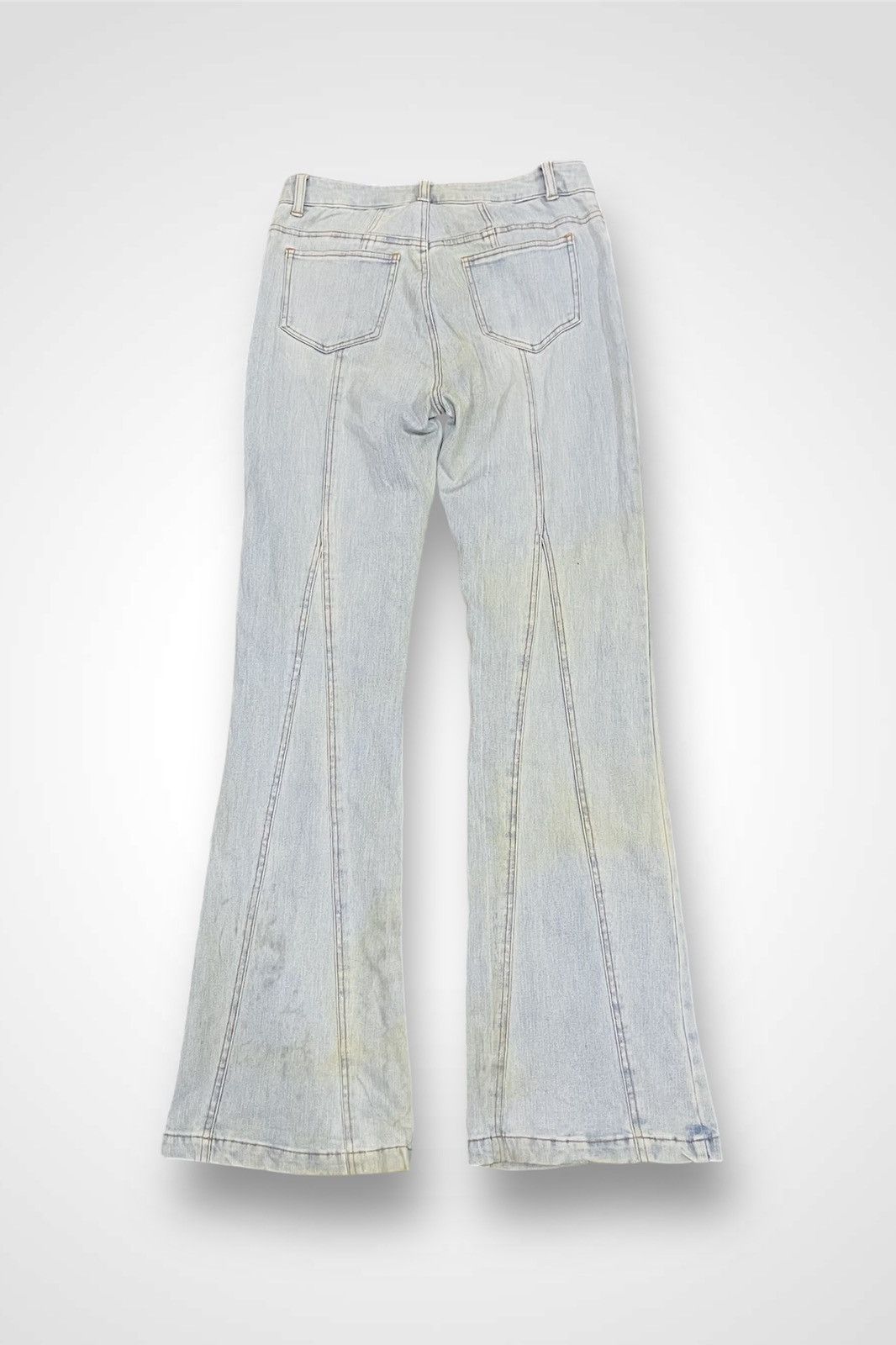 Japanese Brand Unbranded Flare Jeans Inspired Hysteric Glamour (14) Size 30" / US 8 / IT 44 - 2 Thumbnail