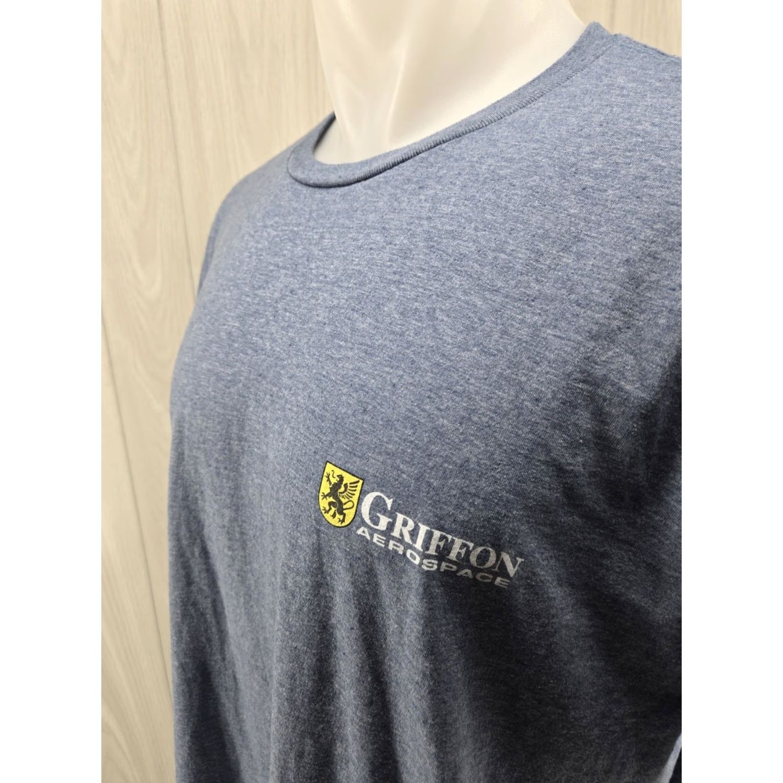 Gildan Gildan Griffon Aerospace T-shirt Blue Men’s Size 2XL Regular Short Sleeve Cotton Knit Logo Army Military Vintage: No Size US XXL / EU 58 / 5 - 5 Thumbnail