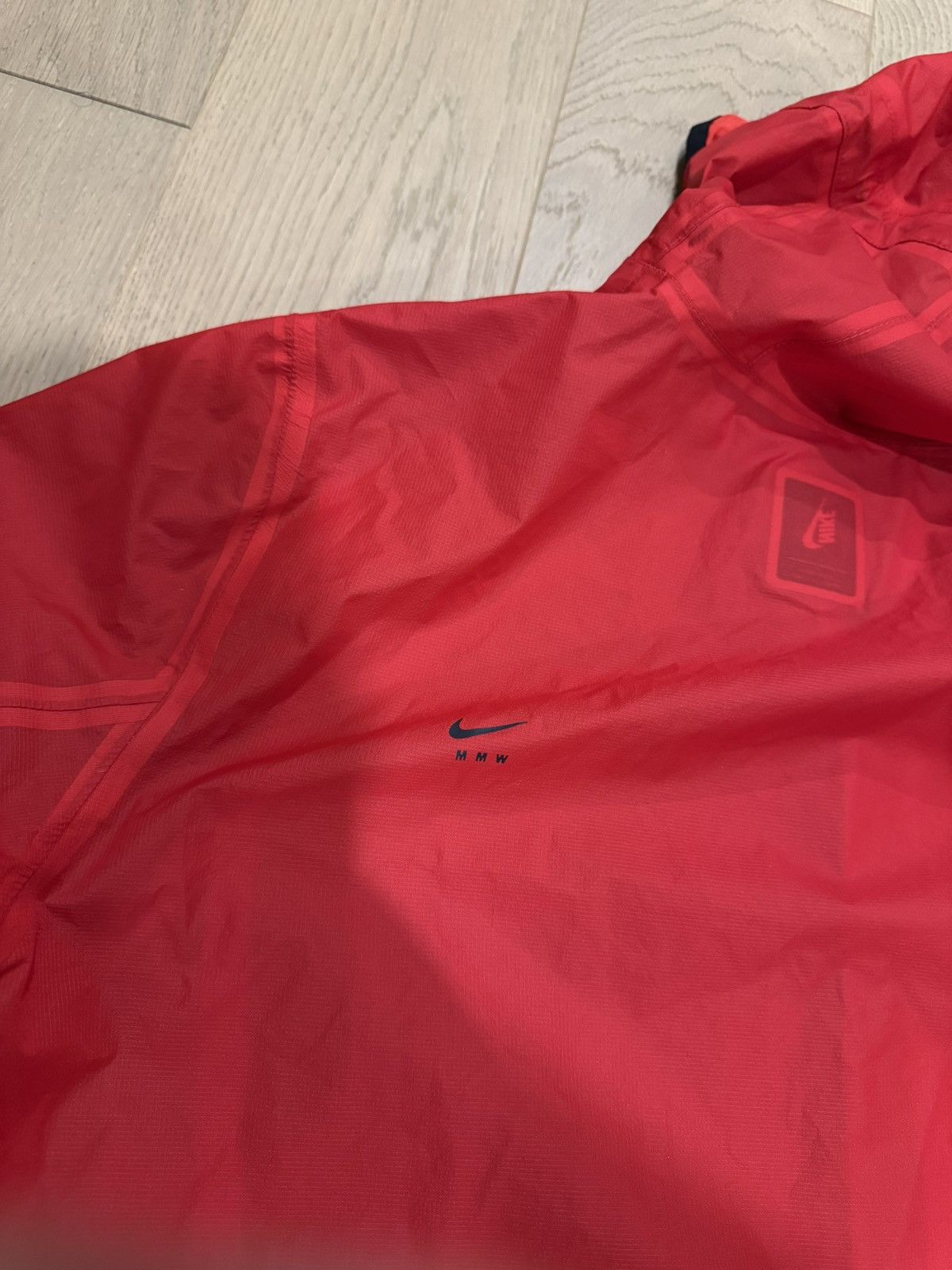 MMW × Nike Nike x MMW (Matthew M. Williams) Light Red Rain Jacket Size US L / EU 52-54 / 3 - 6 Thumbnail