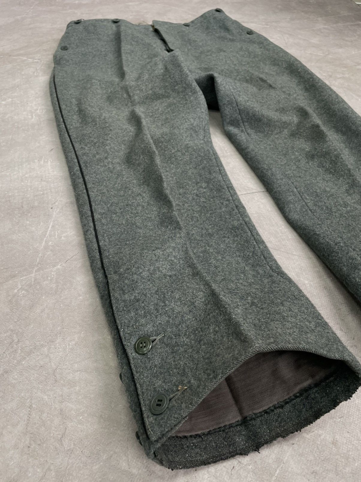 Le Laboureur German Army Wool Trousers swiss army 90s Pants Size US 32 / EU 48 - 4 Thumbnail