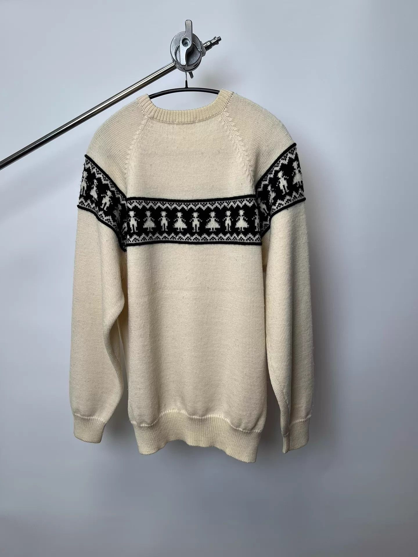 Yohji Yamamoto Yohji Yamamoto ys for man wool Fair Isle小人 knit sweater L Size US L / EU 52-54 / 3 - 5 Thumbnail