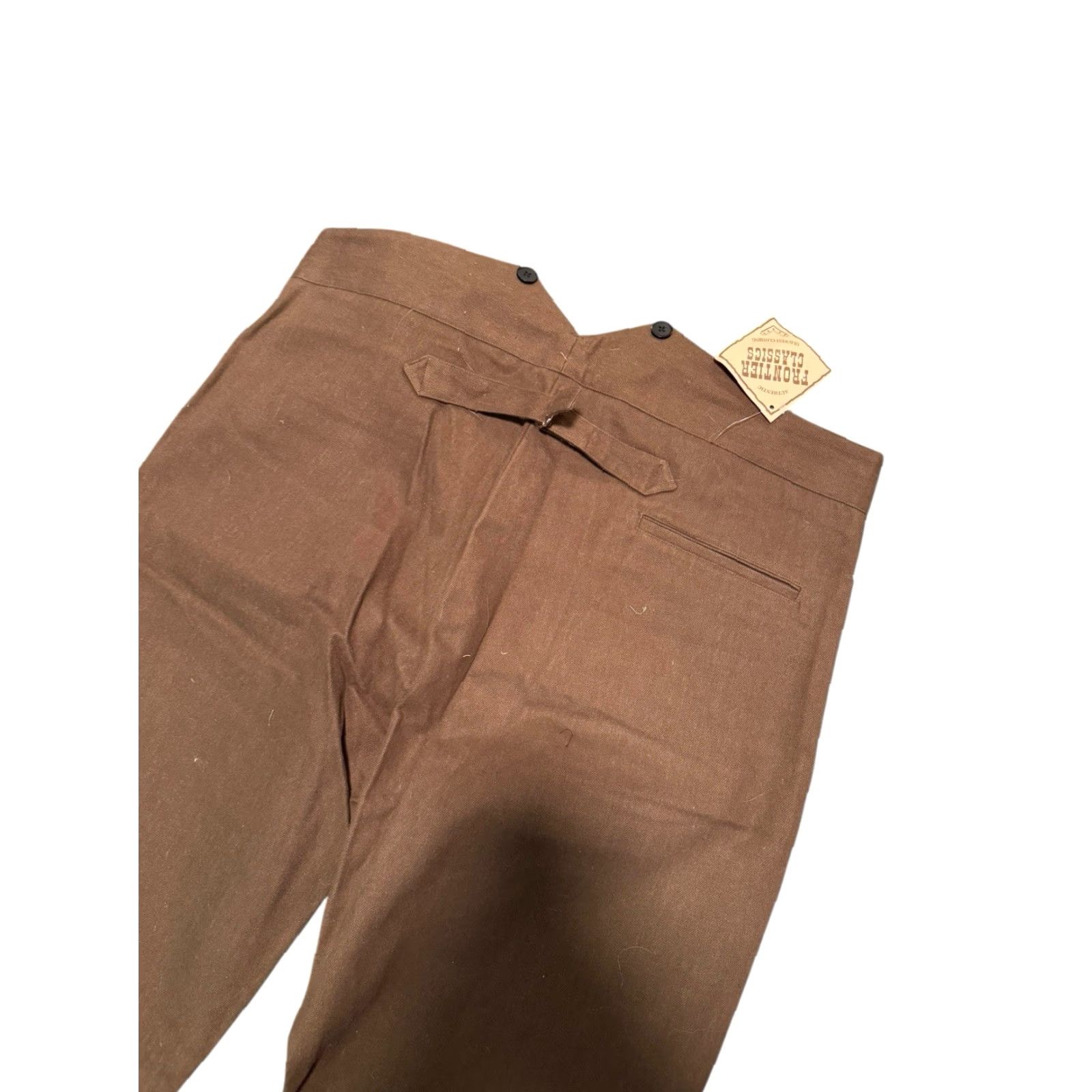 Vintage Frontier Classics Pants Gunfighter CM834 NWT 44 Brown Cotton Old West Mens Size US 44 / EU 60 - 5 Thumbnail