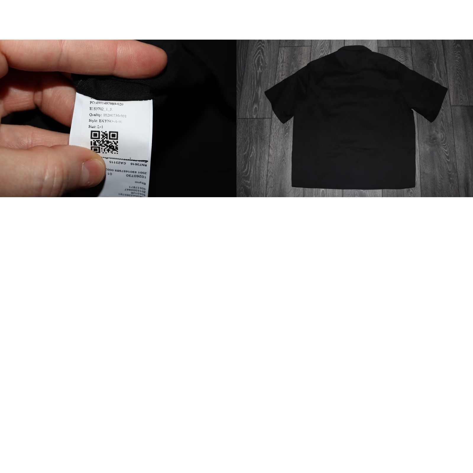Hugo Boss HUGO BOSS EKYNO BLACK OVERSIZED-FIT SHIRT IN COTTON TWILL SIZE LARGE OVERSIZED Shirt Men L Black Oversized Size US L / EU 52-54 / 3 - 8 Thumbnail