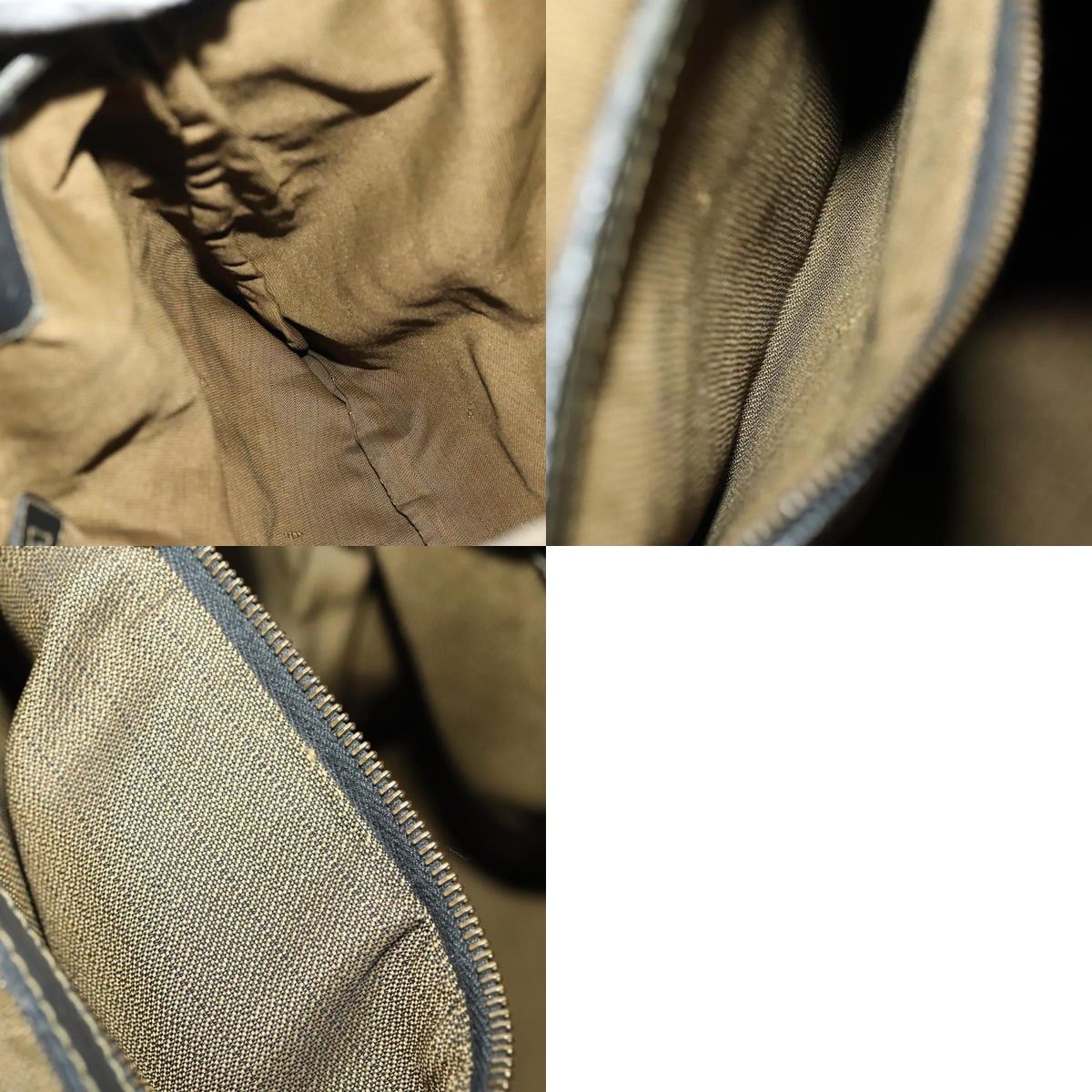 Fendi FENDI Zucca Canvas Backpack Brown Black Gold Size ONE SIZE - 12 Thumbnail