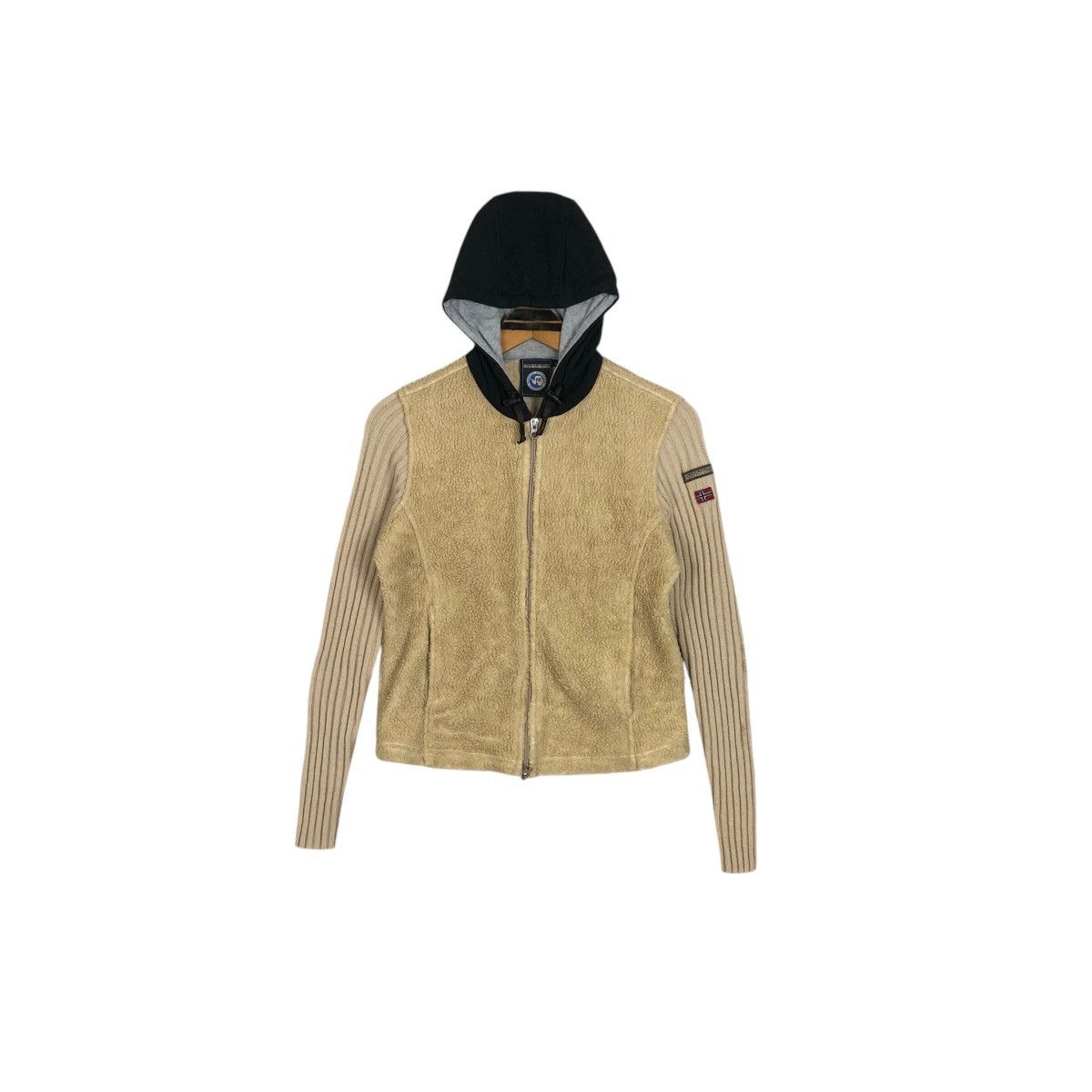 Napapijri Napapijri Hooded Fleece Sweater Zip Up Sweatshirt Size S / US 4 / IT 40 - 2 Thumbnail