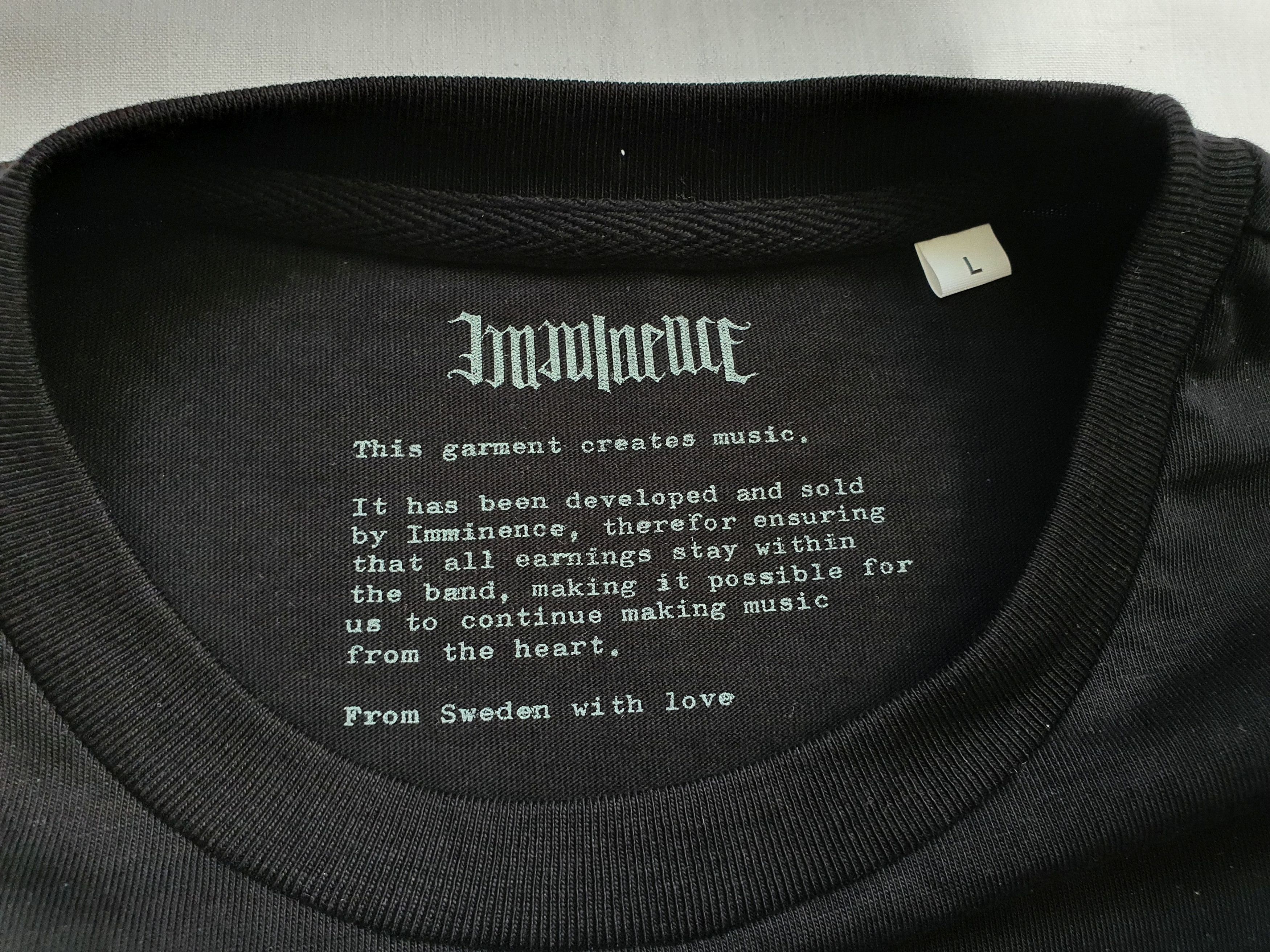 Band Tees IMMINENCE (Swedish Metal Band) - DESOLATION T-Shirt - Unisex Size US L / EU 52-54 / 3 - 4 Thumbnail