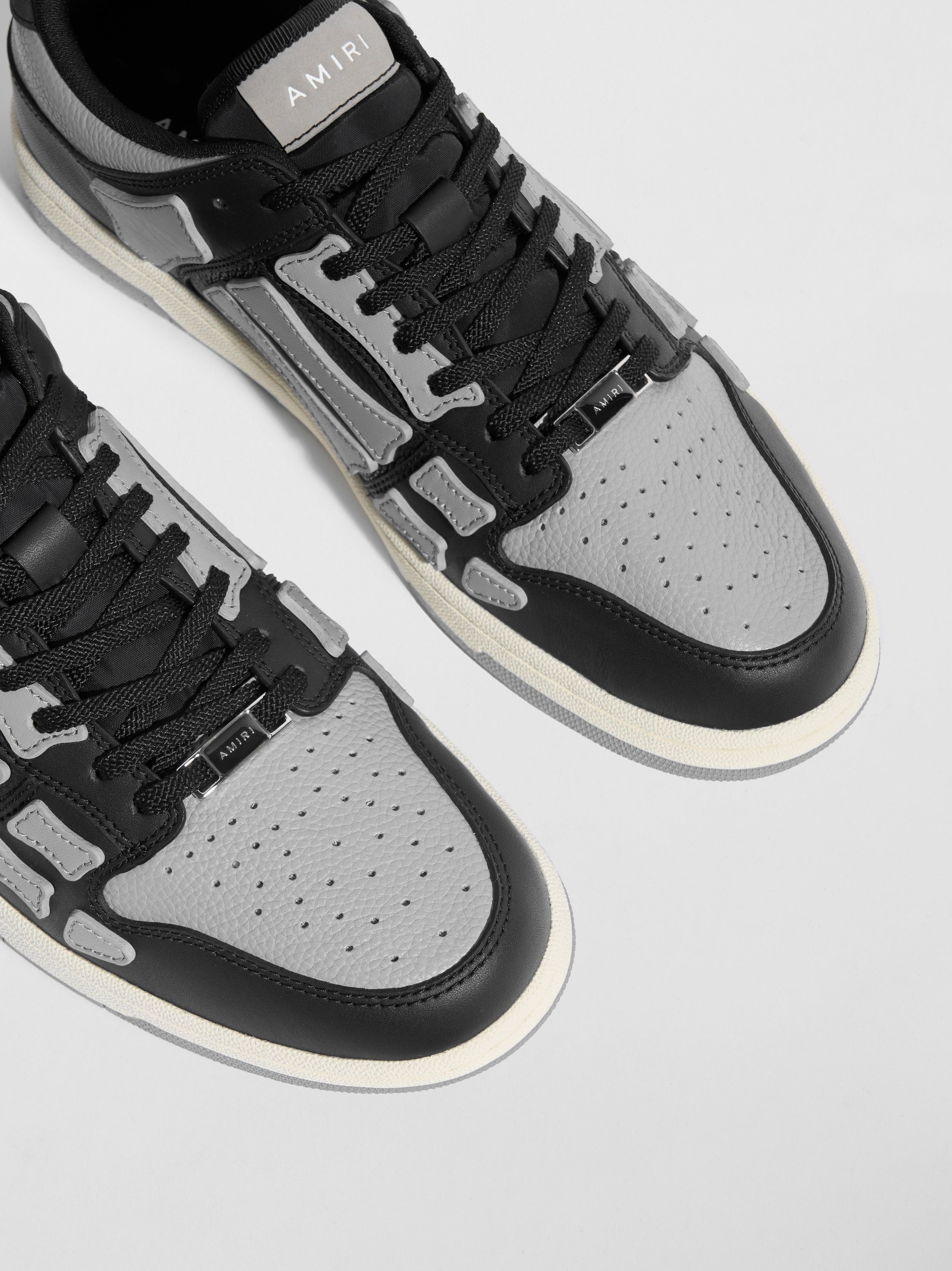 Amiri oc11z0126 Skelton Low-Top Sneakers in Black/Grey Size US 9 / EU 42 - 7 Thumbnail