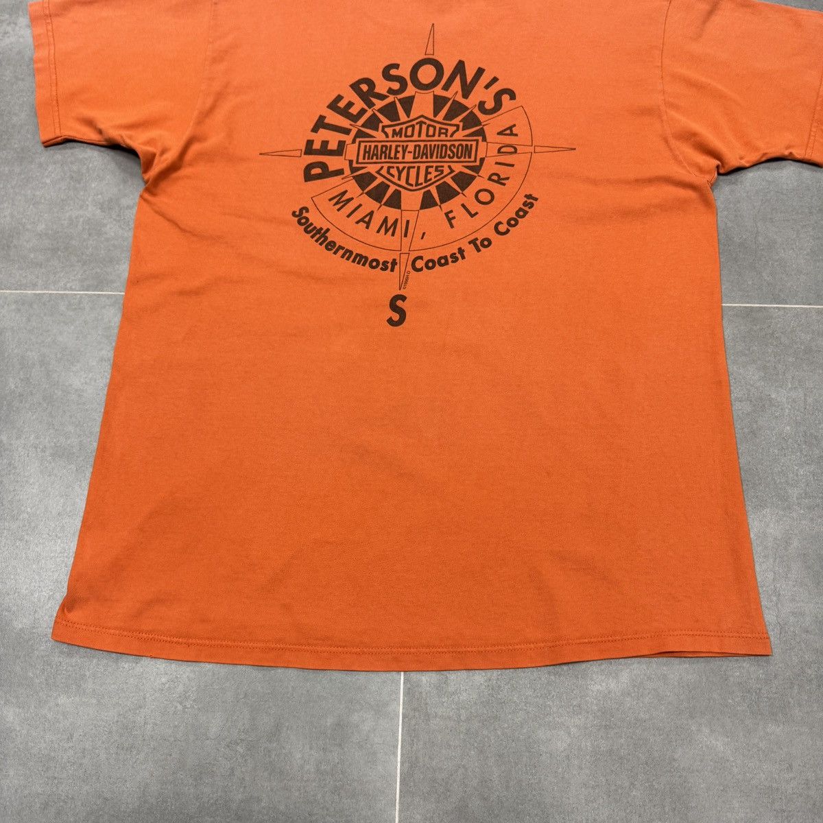Harley Davidson × Vintage Vintage Harley Davidson Peterson's Miami Florida 1996 Shirt Size US XL / EU 56 / 4 - 17 Thumbnail