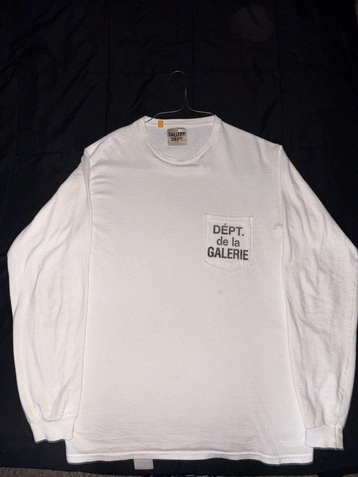 【GALLERY DEPT.】Dept De La GALERIE L/S Pocket Tee GALLERY DEPT. DEPT DE LA GALERIE L/S POCKET TEE | BLUE