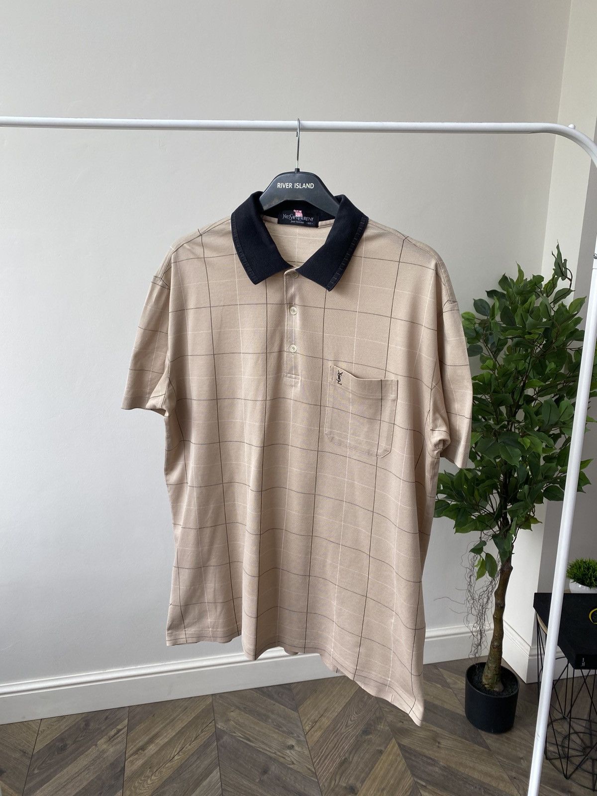 Designer × Vintage × Yves Saint Laurent Vintage YSL Yves Saint Laurent Luxury Polo T-shirt Size US L / EU 52-54 / 3 - 2 Thumbnail