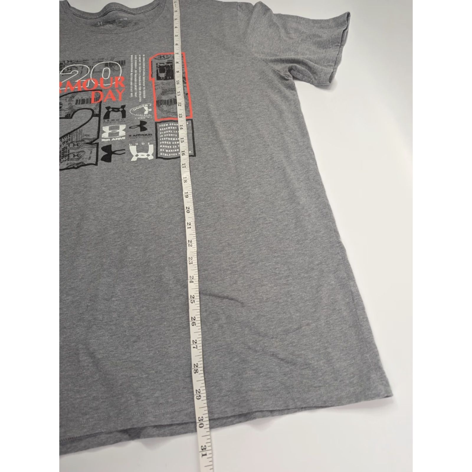 Under Armour Under Armour Grey T-Shirt Men XL Loose Armour Day 2021 Logo Casual Shirt Mens XL Gray Logo Casual Size US XL / EU 56 / 4 - 4 Thumbnail