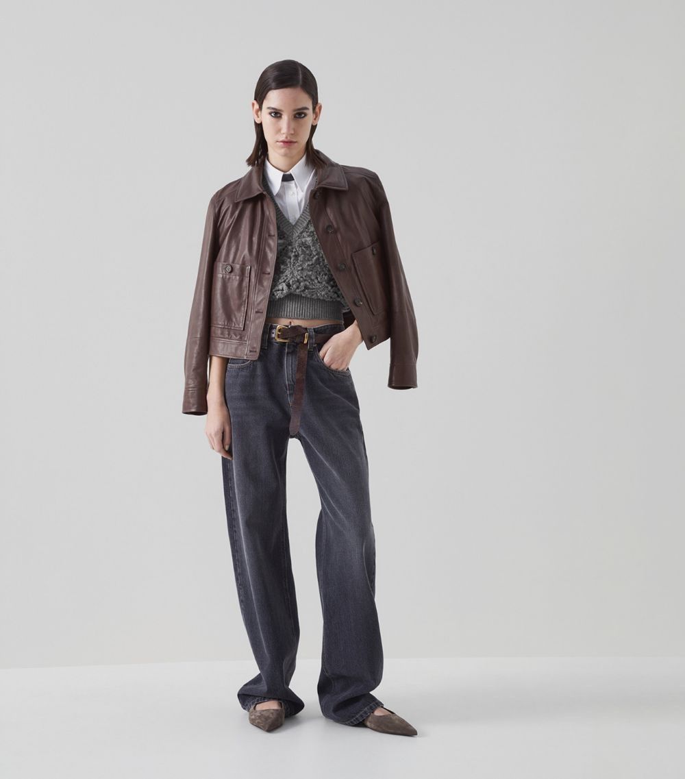 Brunello Cucinelli o1la1rc1a0325 Knitted Vest in Grey Size XL / US 12-14 / IT 48-50 - 5 Thumbnail