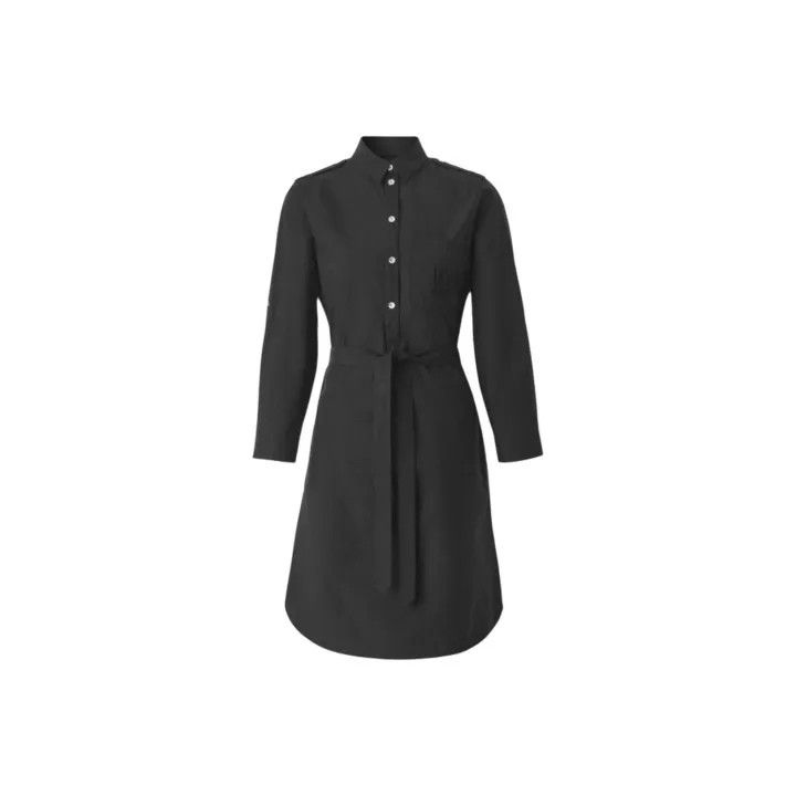 Burberry Burberry Black Short Sleeve Shirt Dress 0079 Size M / US 6-8 / IT 42-44 - 1 Thumbnail