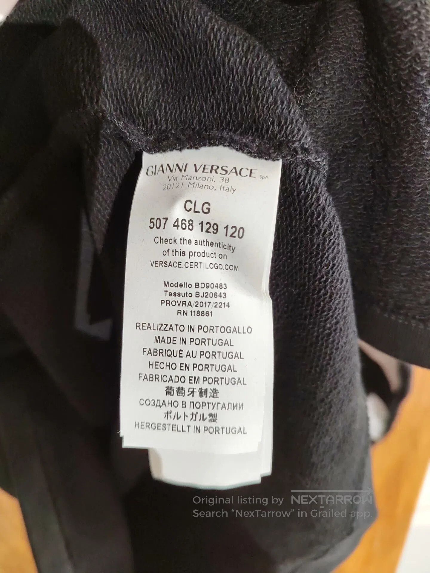 Versus Versace Versace Black Long Sleeve Sweatshirt. Size US M / EU 48-50 / 2 - 5 Thumbnail
