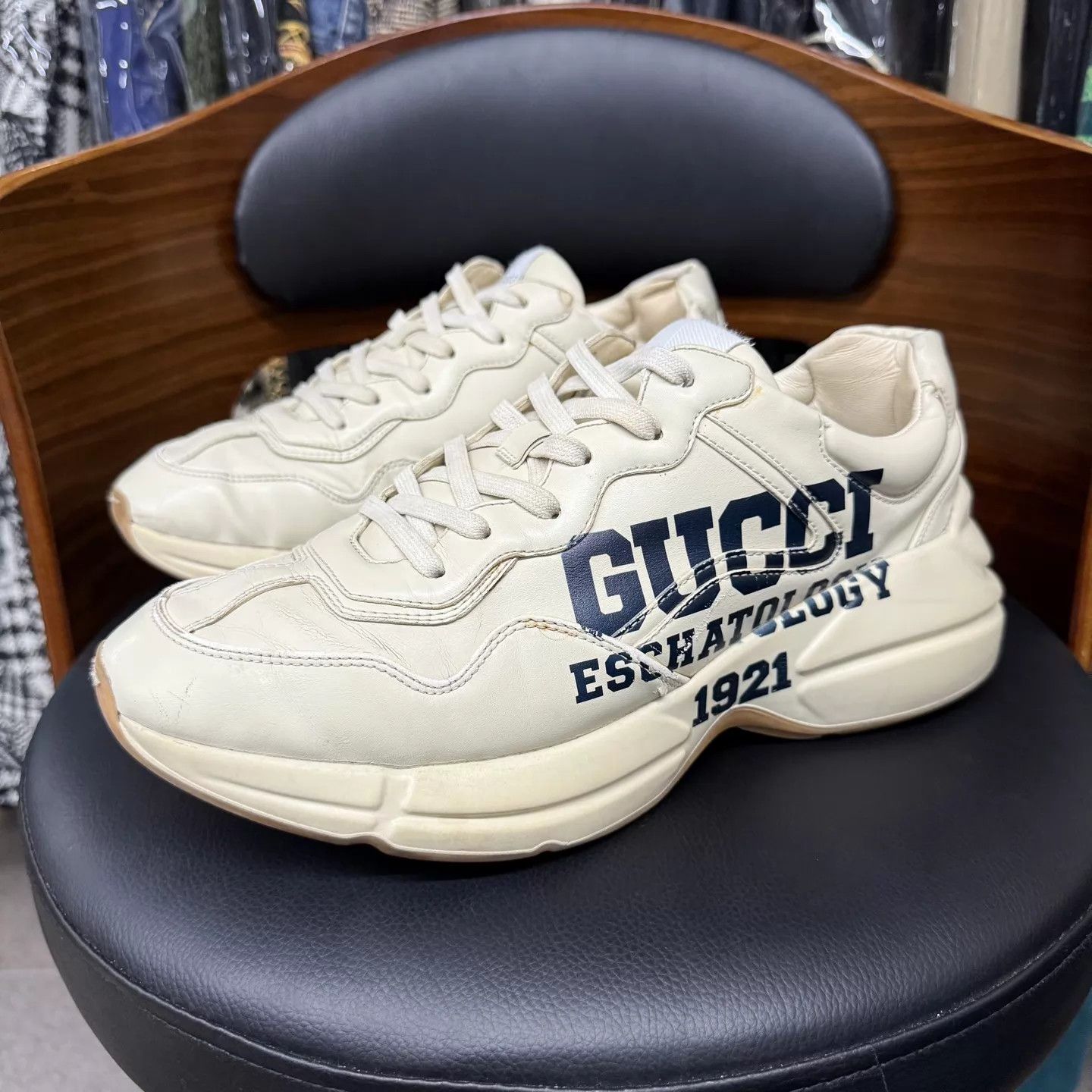 Gucci Gucci Rhyton25 Ivory White 8.5 Size US 8.5 / EU 41-42 - 1 Thumbnail