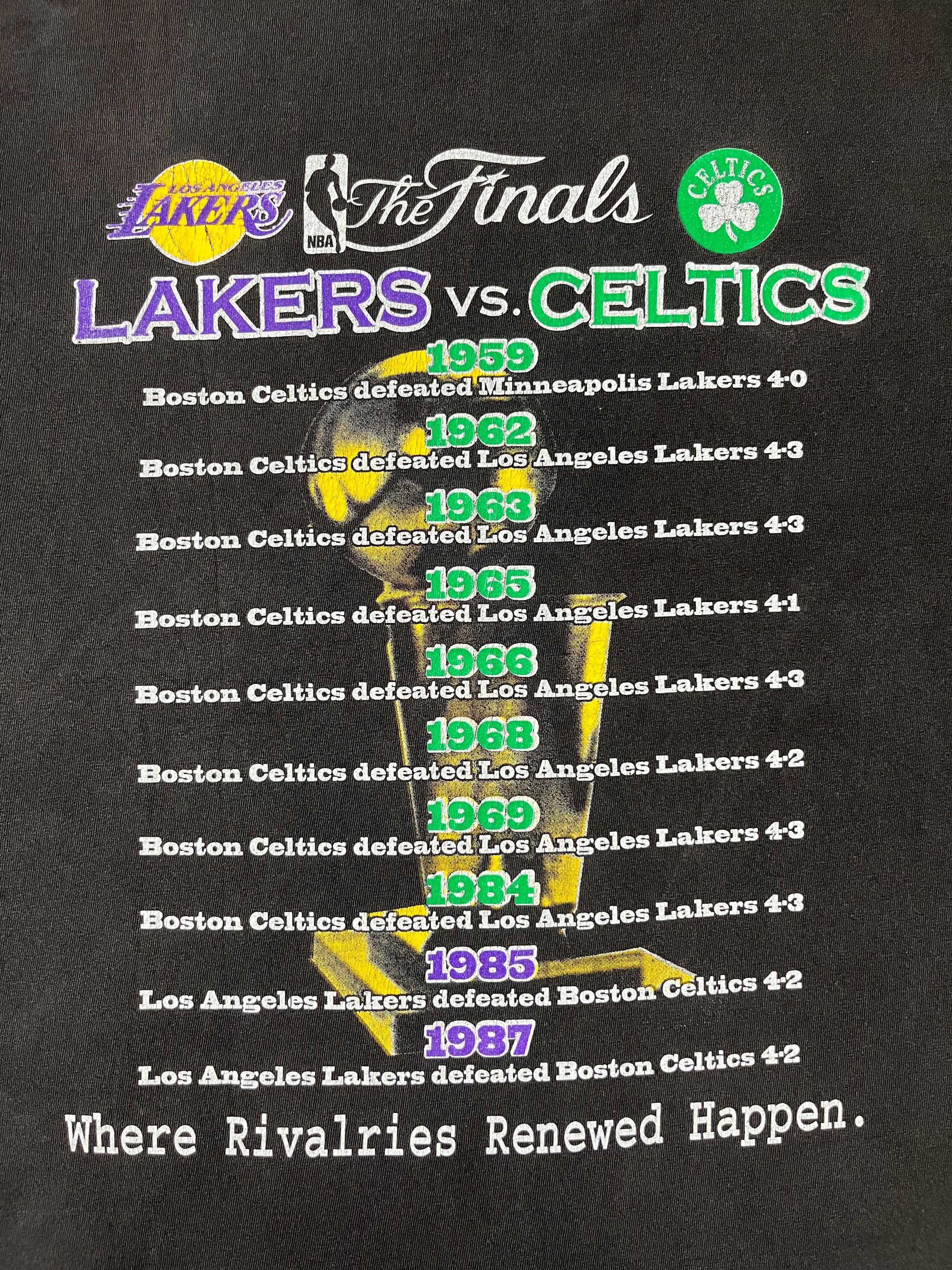 NBA Vintage Y2K LA Lakers Vs Boston Celtic NBA Finals 2008 Size US L / EU 52-54 / 3 - 4 Thumbnail