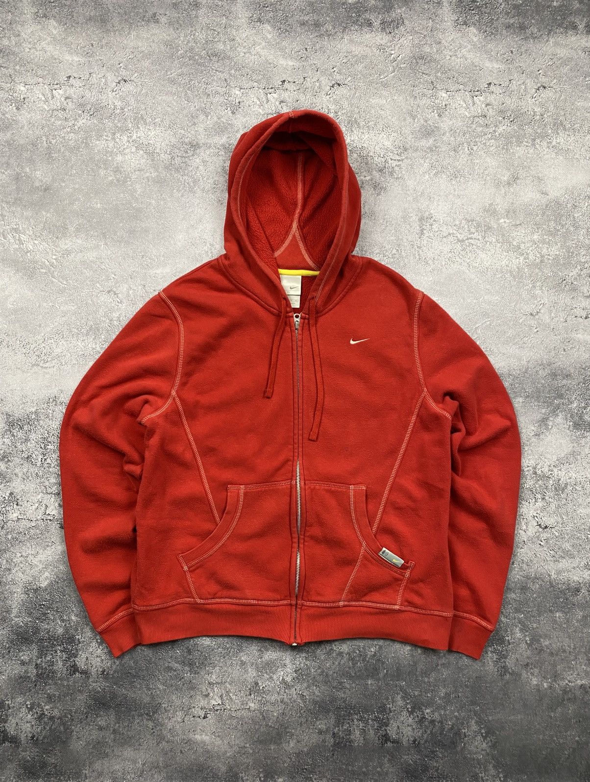 Nike Vintage Y2K Nike Zip Up Hoodie Swoosh Logo Streetwear 90s Size L / US 10 / IT 46 - 1 Thumbnail