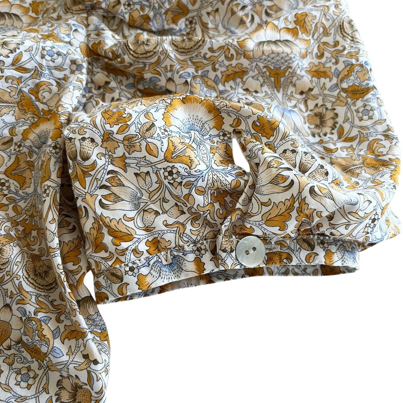 HERSKIND Birgitte Herskind Floral Print Short Puff Sleeve Blouse Size XS / US 0-2 / IT 36-38 - 6 Thumbnail