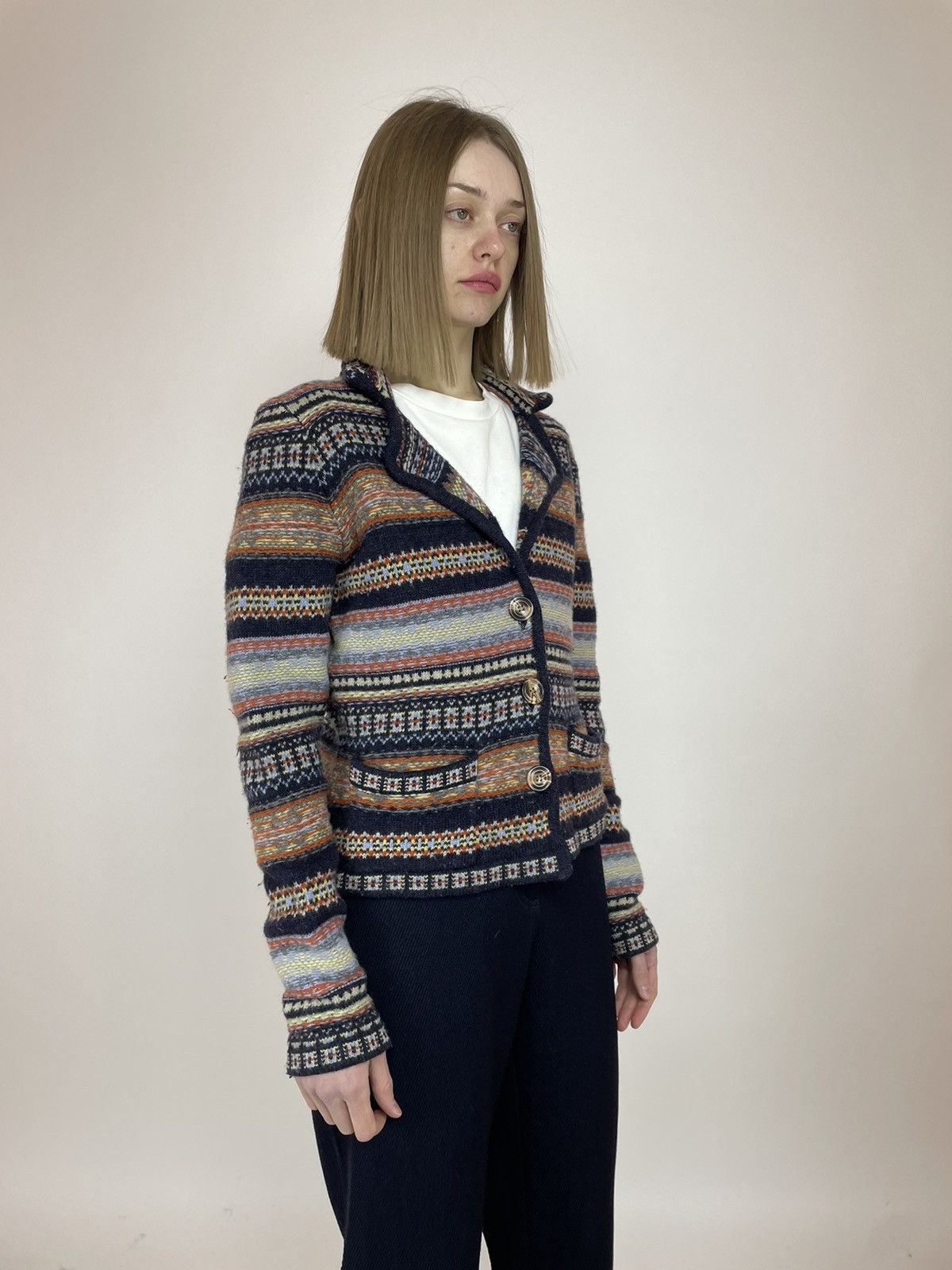 Japanese Brand × Telluride Telluride Clothing Co Lambswool Cardigan Sweater size L Size L / US 10 / IT 46 - 3 Thumbnail