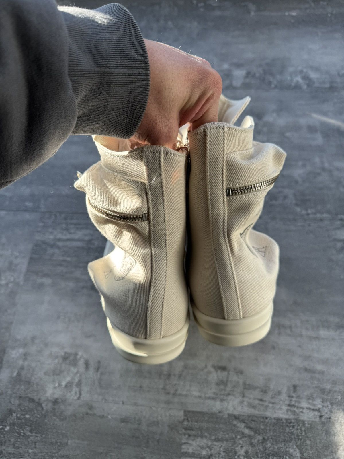 Rick Owens Rick Owens DRKSHDW Cargo Basket high top sneakers Size US 10.5 / EU 43-44 - 6 Thumbnail